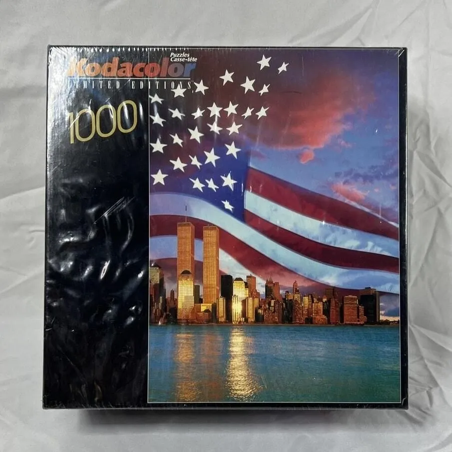 Product image for Kodacolor Stars and Stripes World Trade Center 1000 Pc Puzzle 21060 18" x 26"