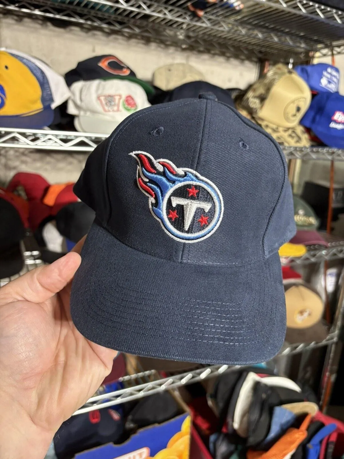 Product image for Tennessee Titans Logo Hat Reebok Adjustable NFL Team Colors New With Tags