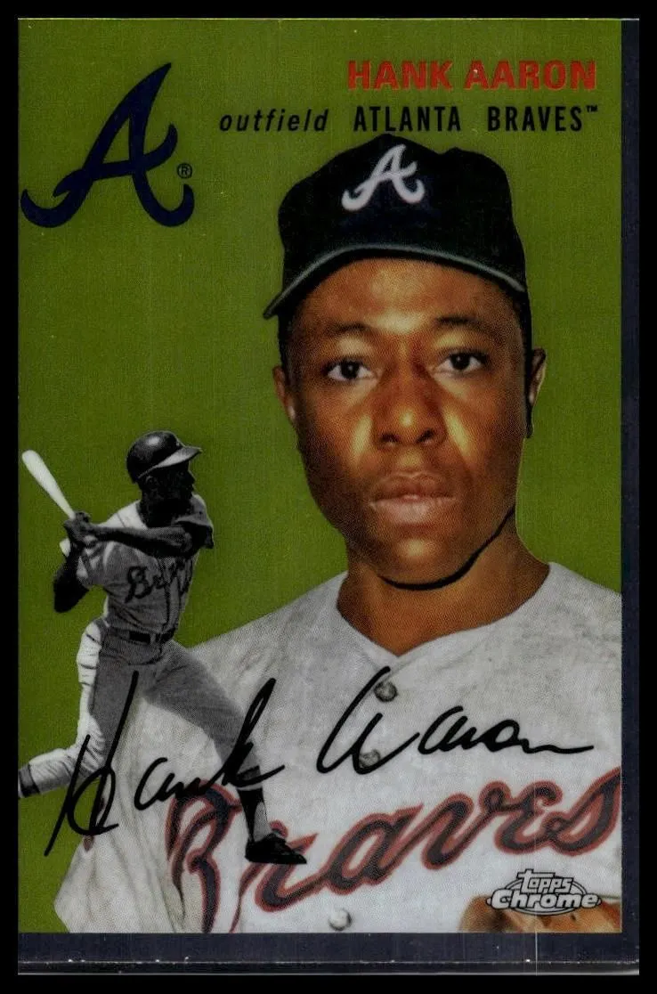 Product image for 2023 Topps Chrome Platinum Anniversary #432 Hank Aaron