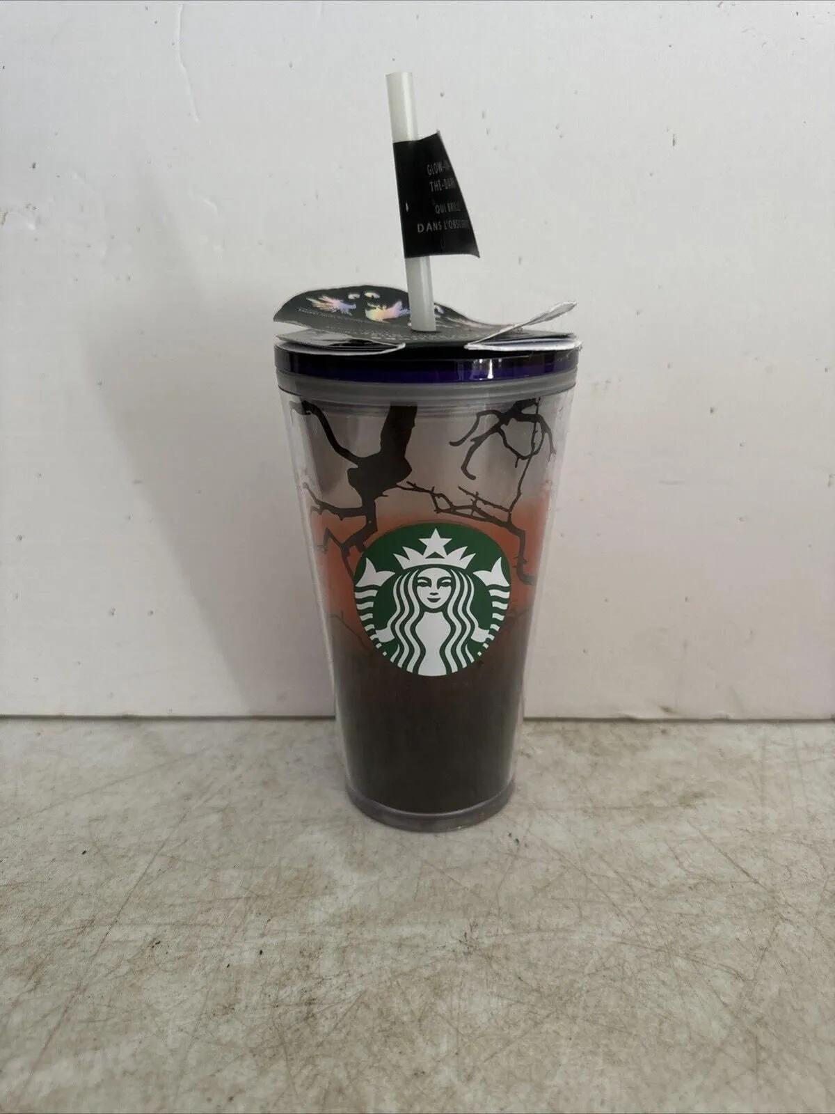 Product image for New. Starbucks Halloween 2022 Raven’s Perch Glow In Dark 16 oz Tumbler