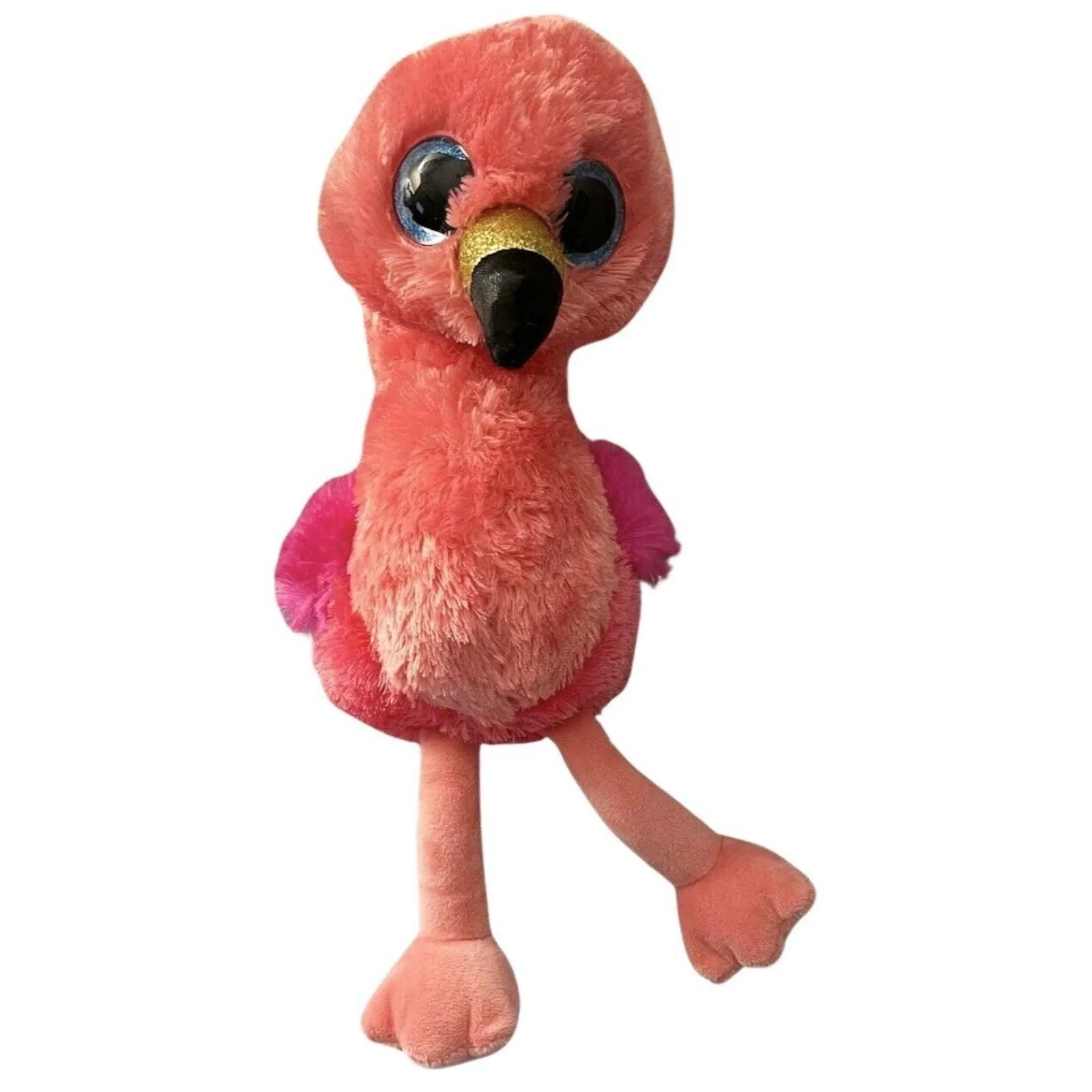 Product image for Ty Beanie Boo's Collection Pink Flamingo Gilda Glitter Eyes Silk Soft 14 in 2021