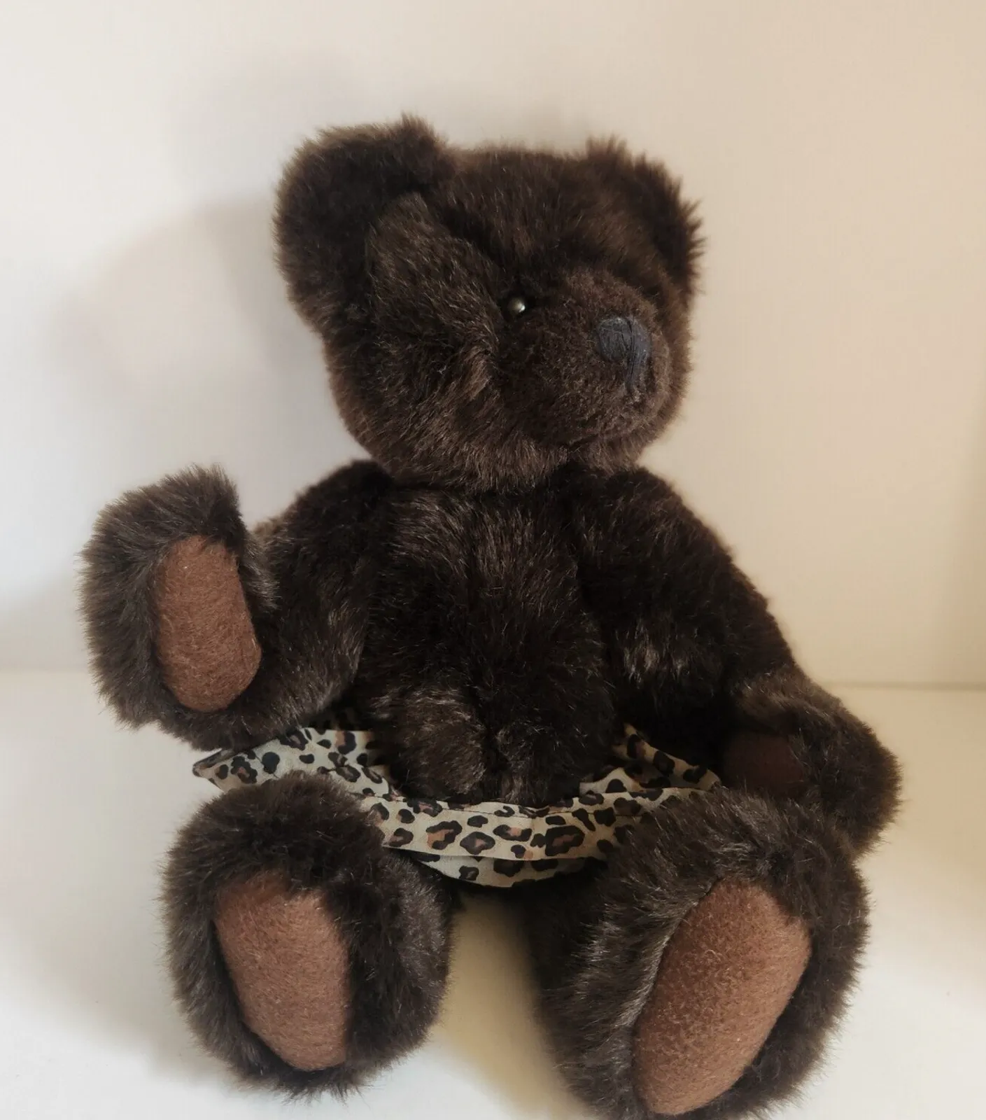 Product image for Teddy Bear Moveable Jointed Arms & Legs Plush Brown Stuffed Animal 10”