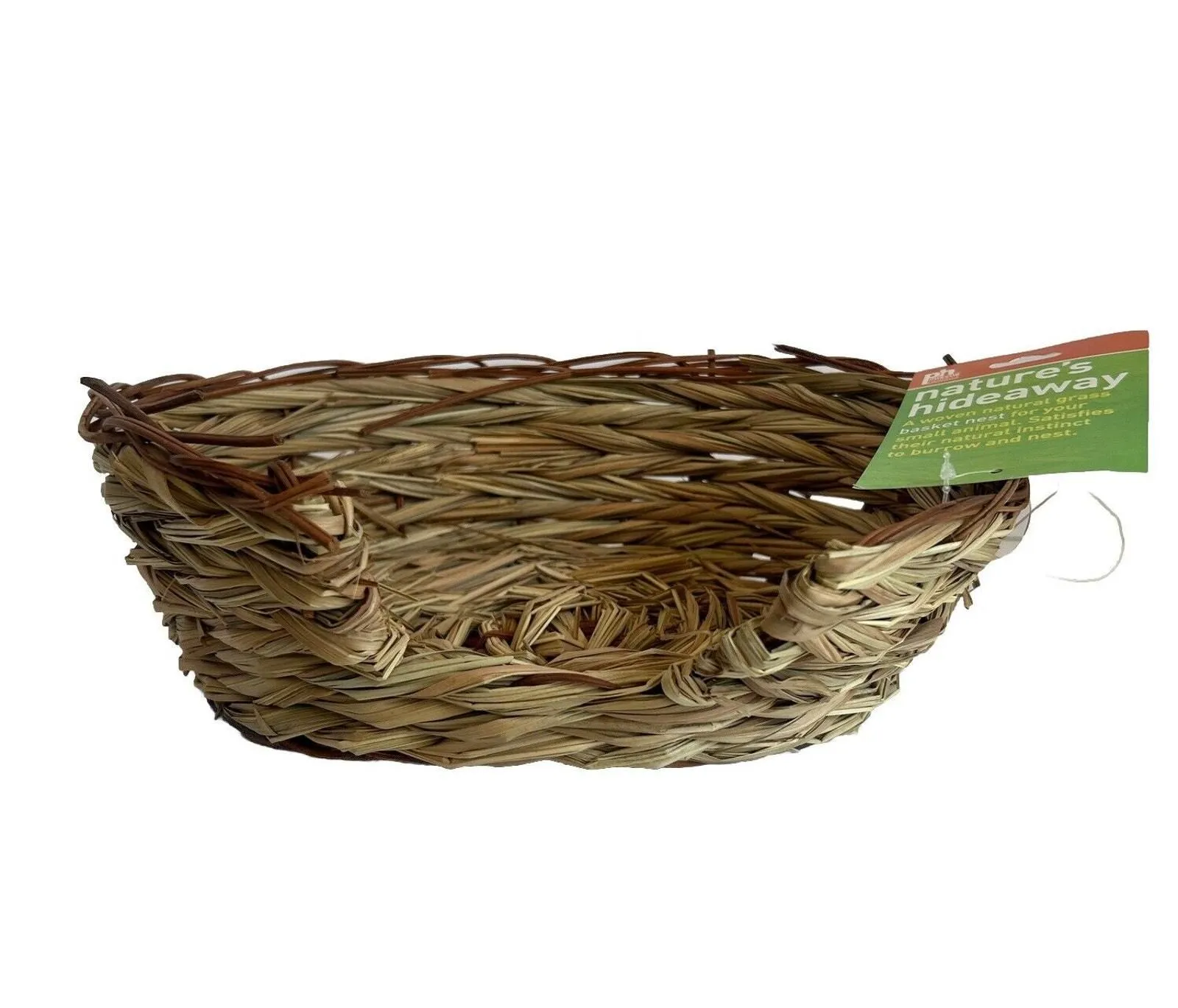 Product image for Prevue Pet Large Oval Pet Nest Nature's Hideaway Natural Grass for Small Animals
