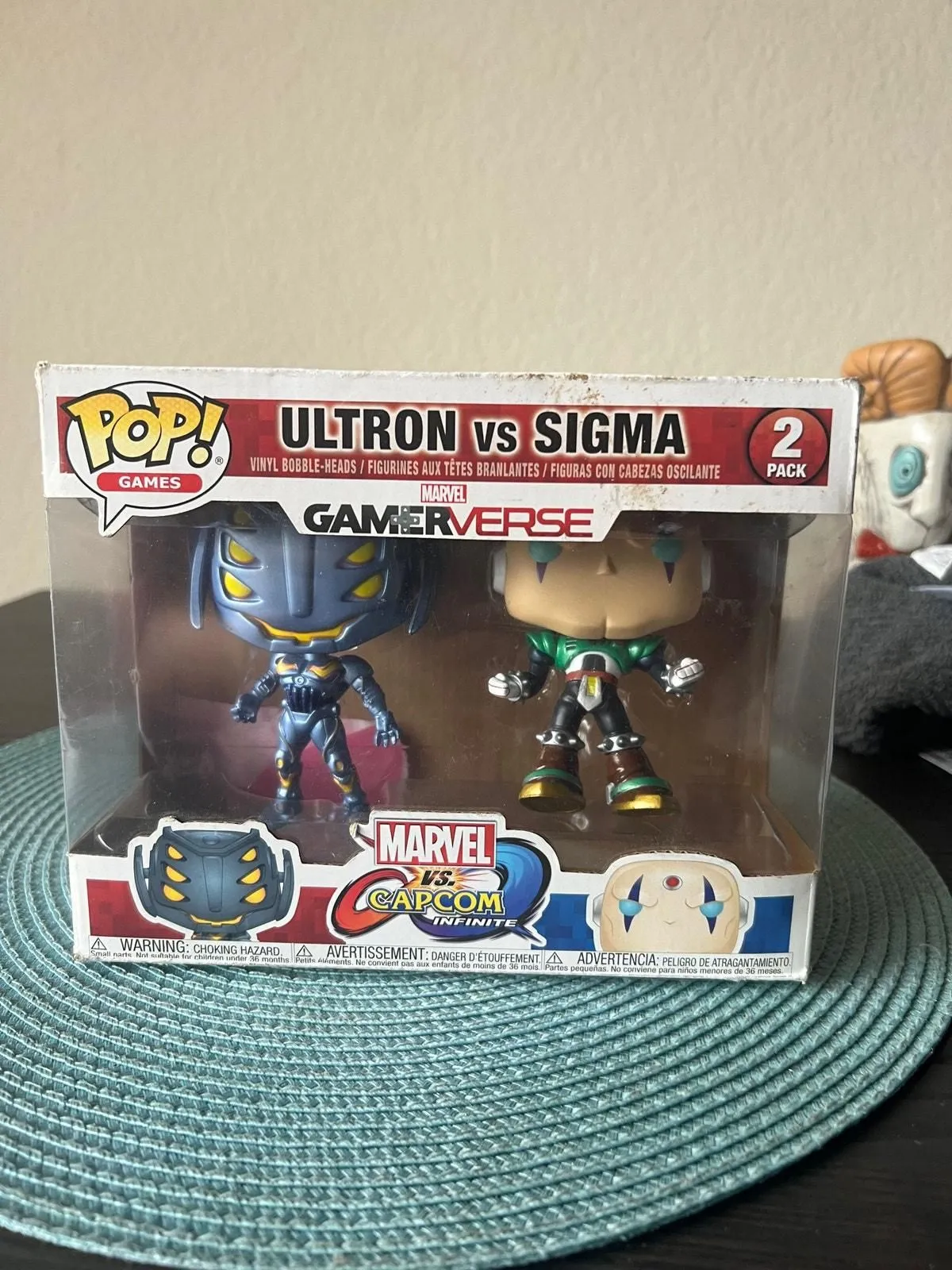 Product image for VAULTED Ultron Sigma Funko Pop 2-Pack Marvel vs. Capcom Gamerverse Infinite Game