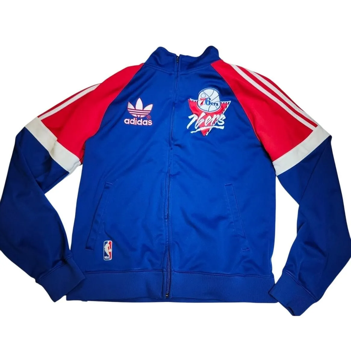 Product image for Vintage Philadelphia 76ers Adidas Jacket Size M