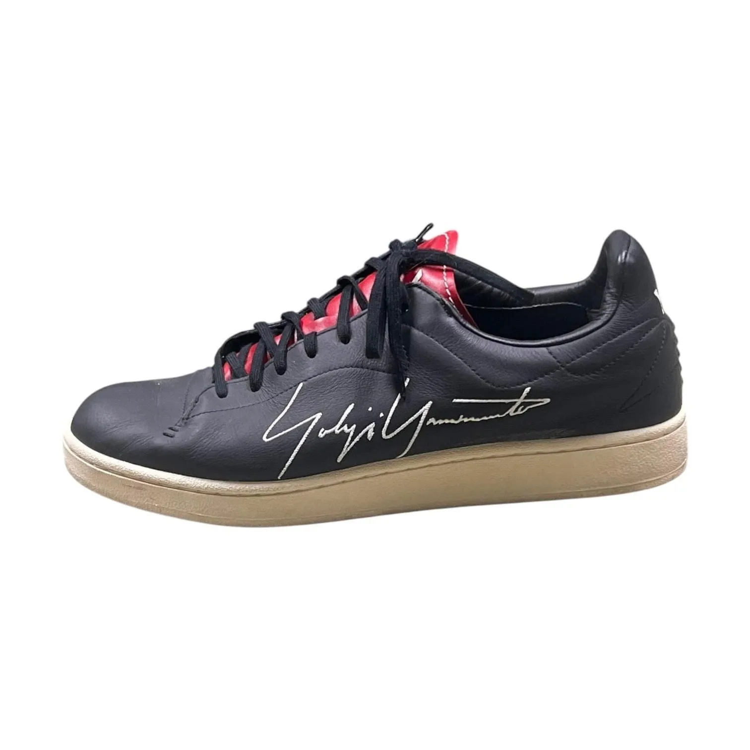 Product image for Adidas Y-3 Yohji Court Mens Size 12.5 Leather Low Top Sneakers Casual Streetwear