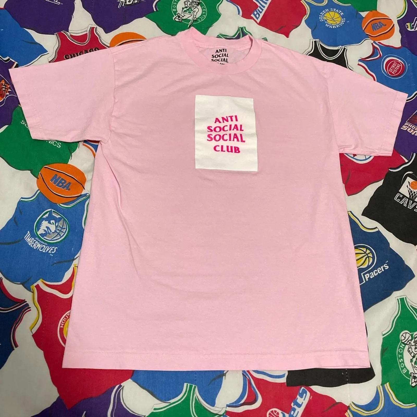 Product image for Streetwear Anti Social Social Club Pink Tee