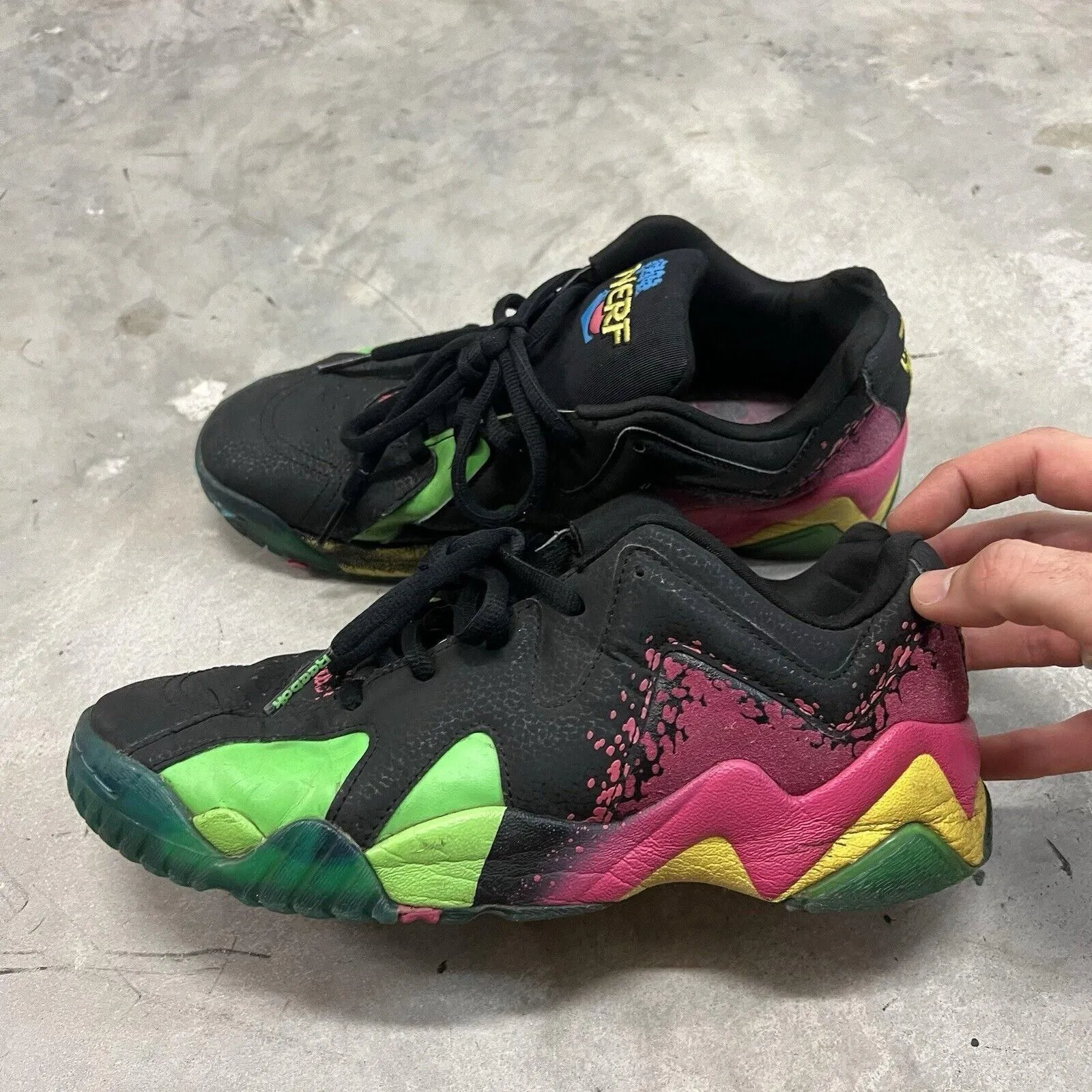 Reebok NERF Kamikaze II Backboard Shoes Mens 10 Multicolor - Main Image