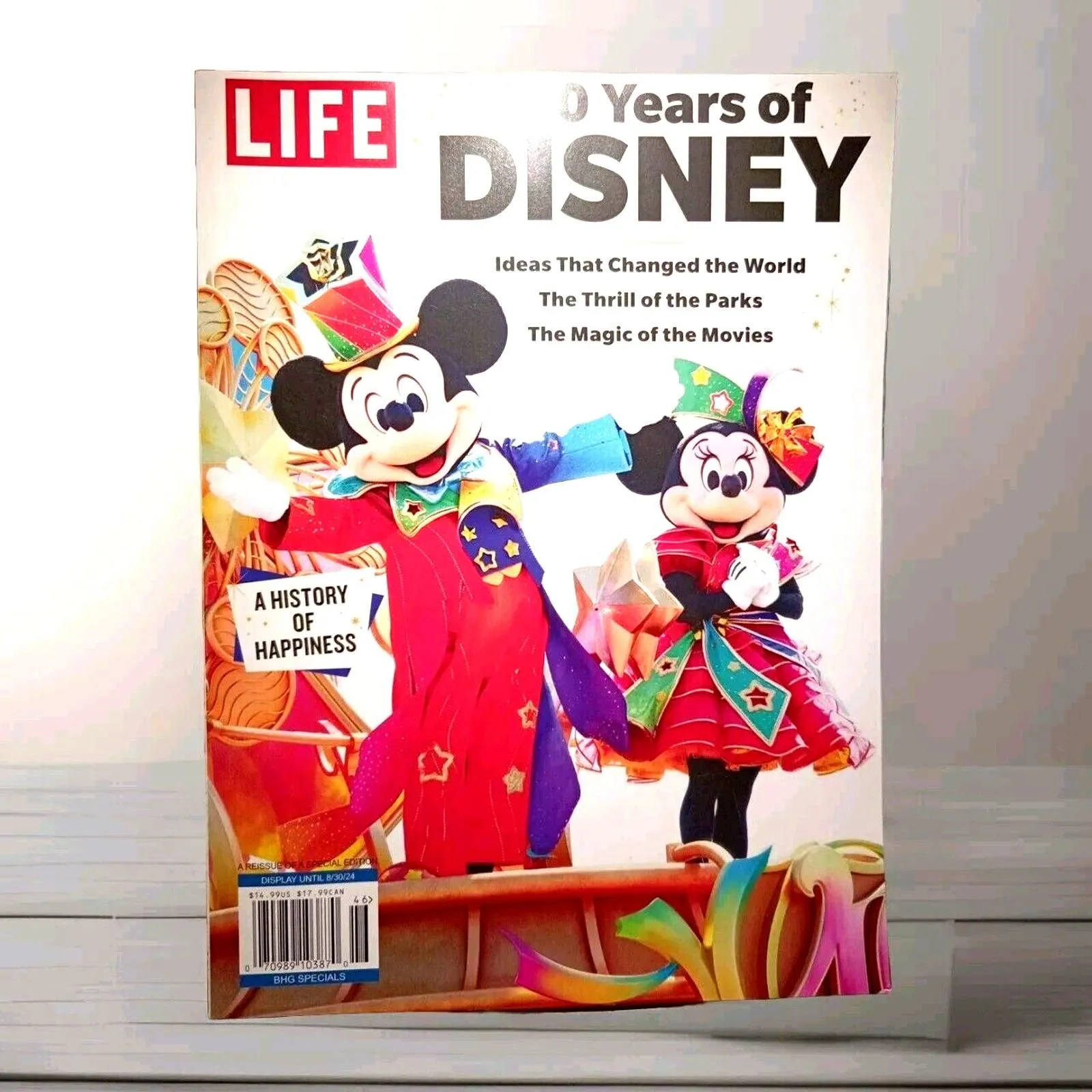 Product image for LIFE MAGAZINE 2024 100 YEARS OF DISNEY A HISTORY OF HAPPINESS MICKEY WALT World