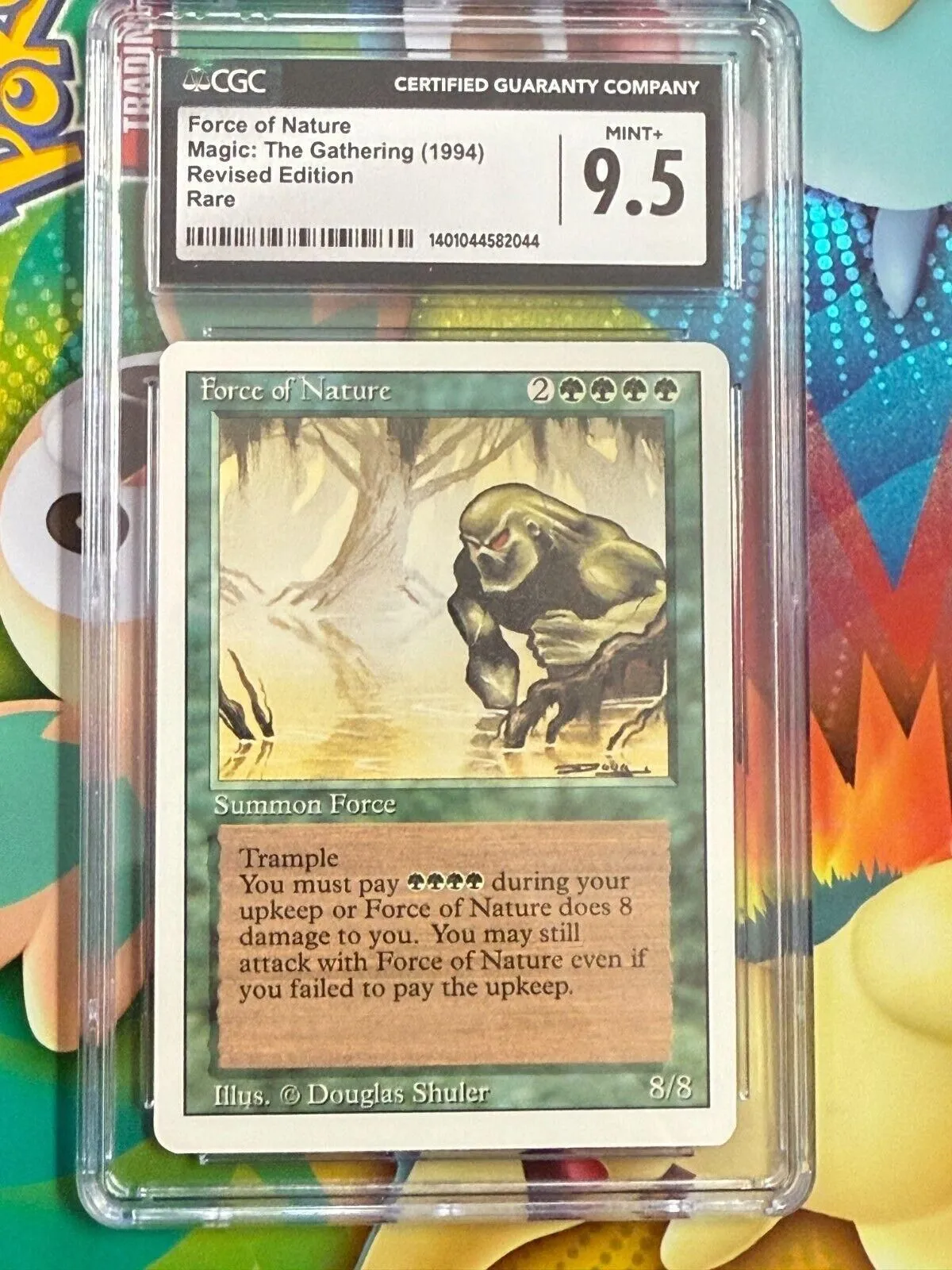 Product image for MTG REVISED EDITION Force of Nature GRADED CGC 9.5 Magic 1994