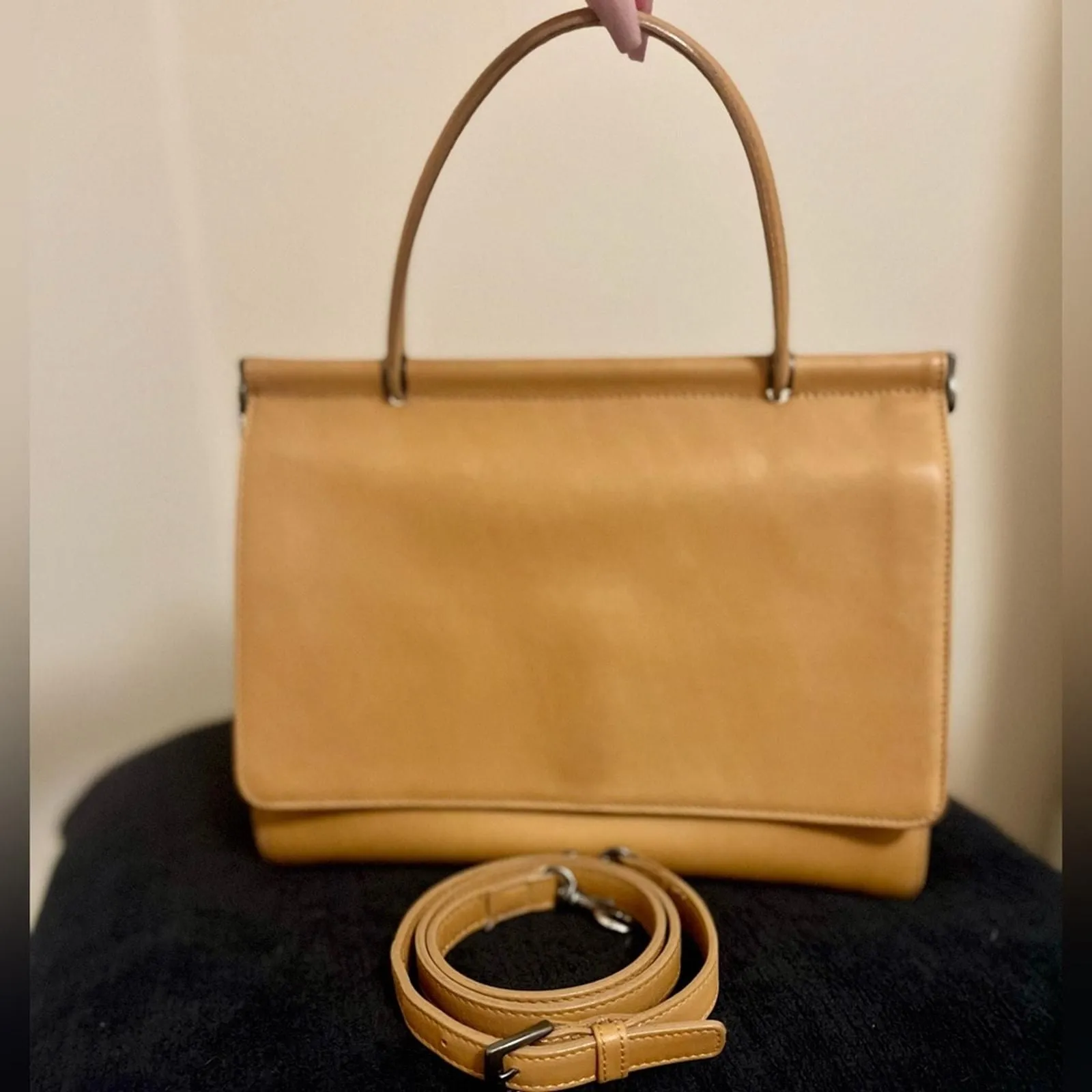 Product image for Coach Camel Tan Whitney Baby Brief Doctor Tote Bag Satchel Vintage 9185