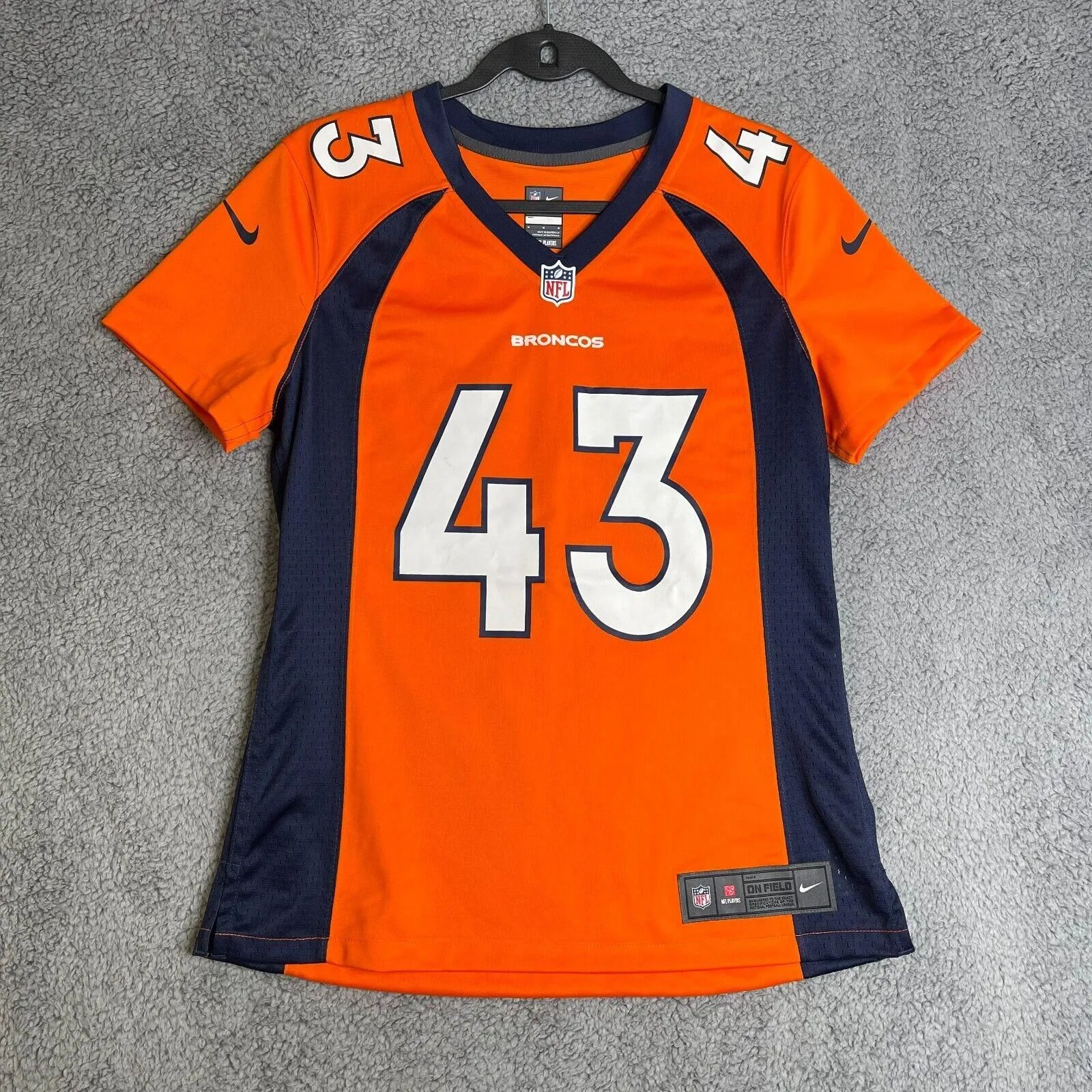 Product image for Denver Broncos Jersey Womens Medium Kanai Mauga #43 Nike