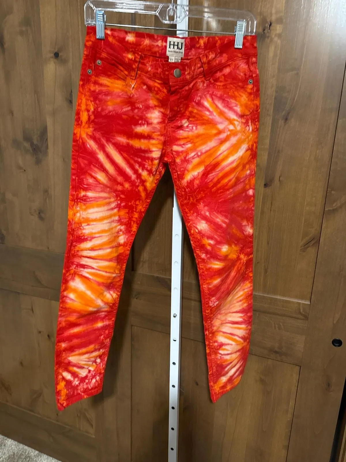 Product image for Haute Hippie red and orange low rise skinny Jean 27