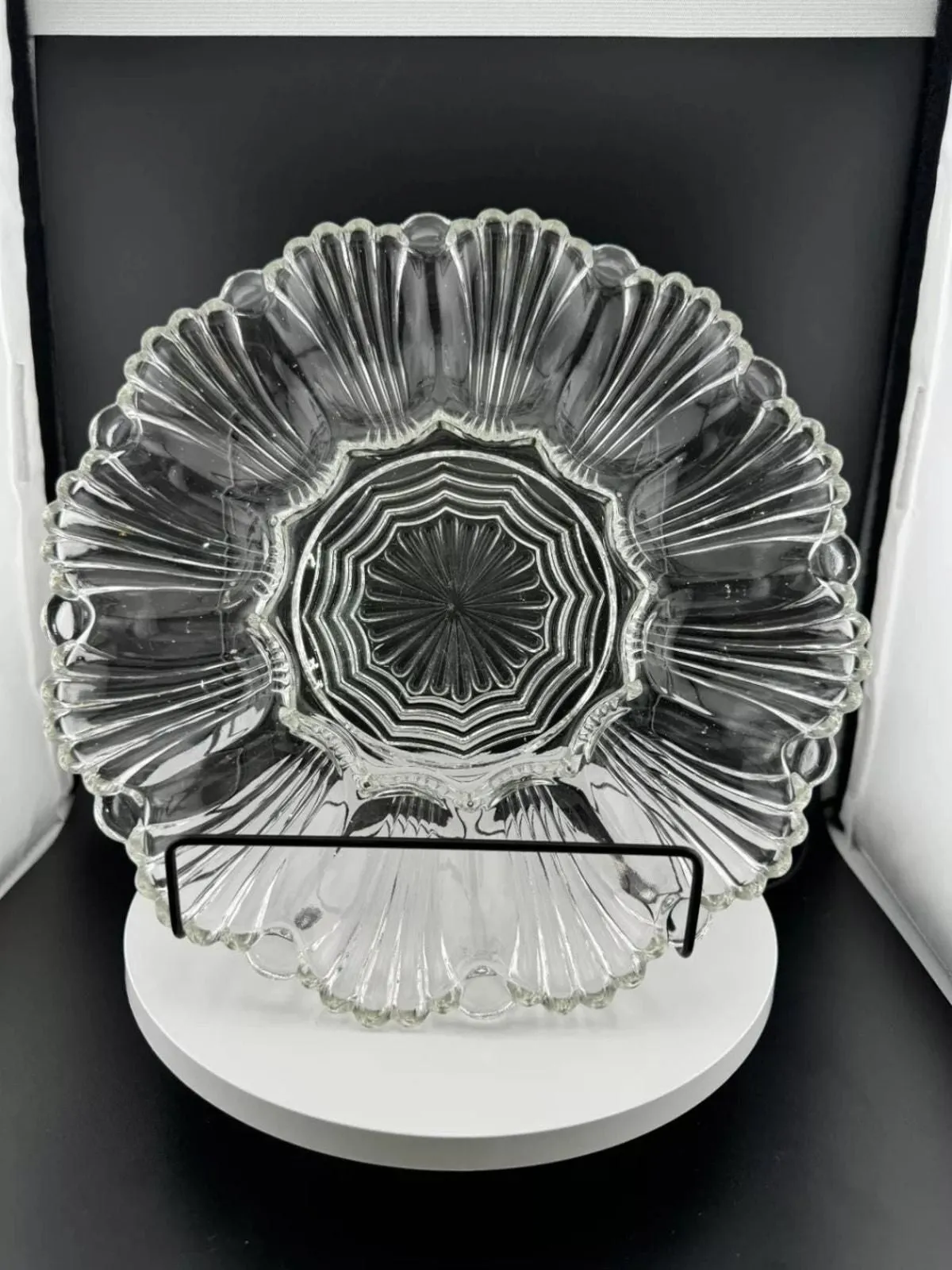 Product image for Vintage Anchor Hocking Deviled Egg Plate