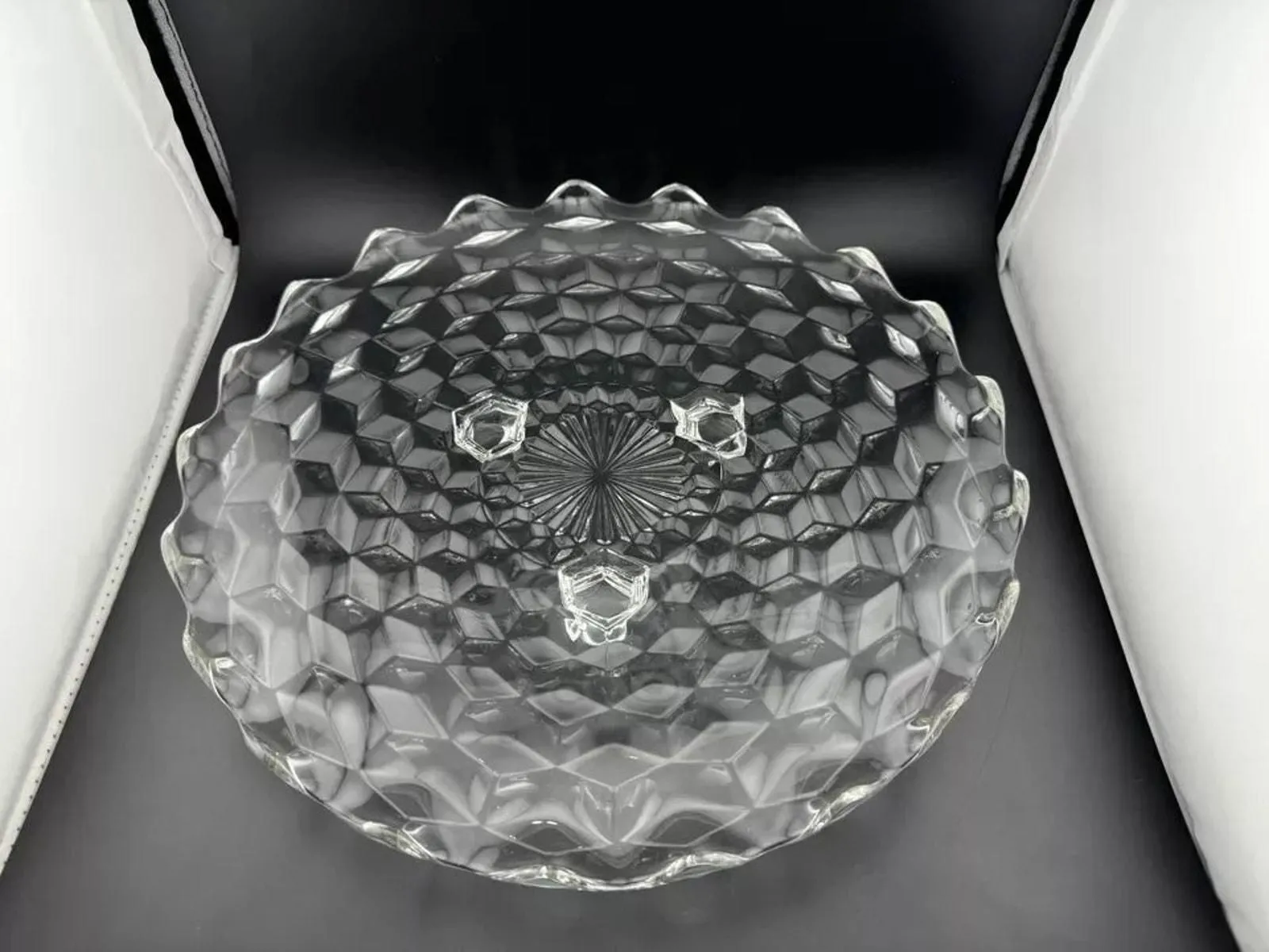 Product image for Vintage Fostoria Three-Toed Footed Serving Plate