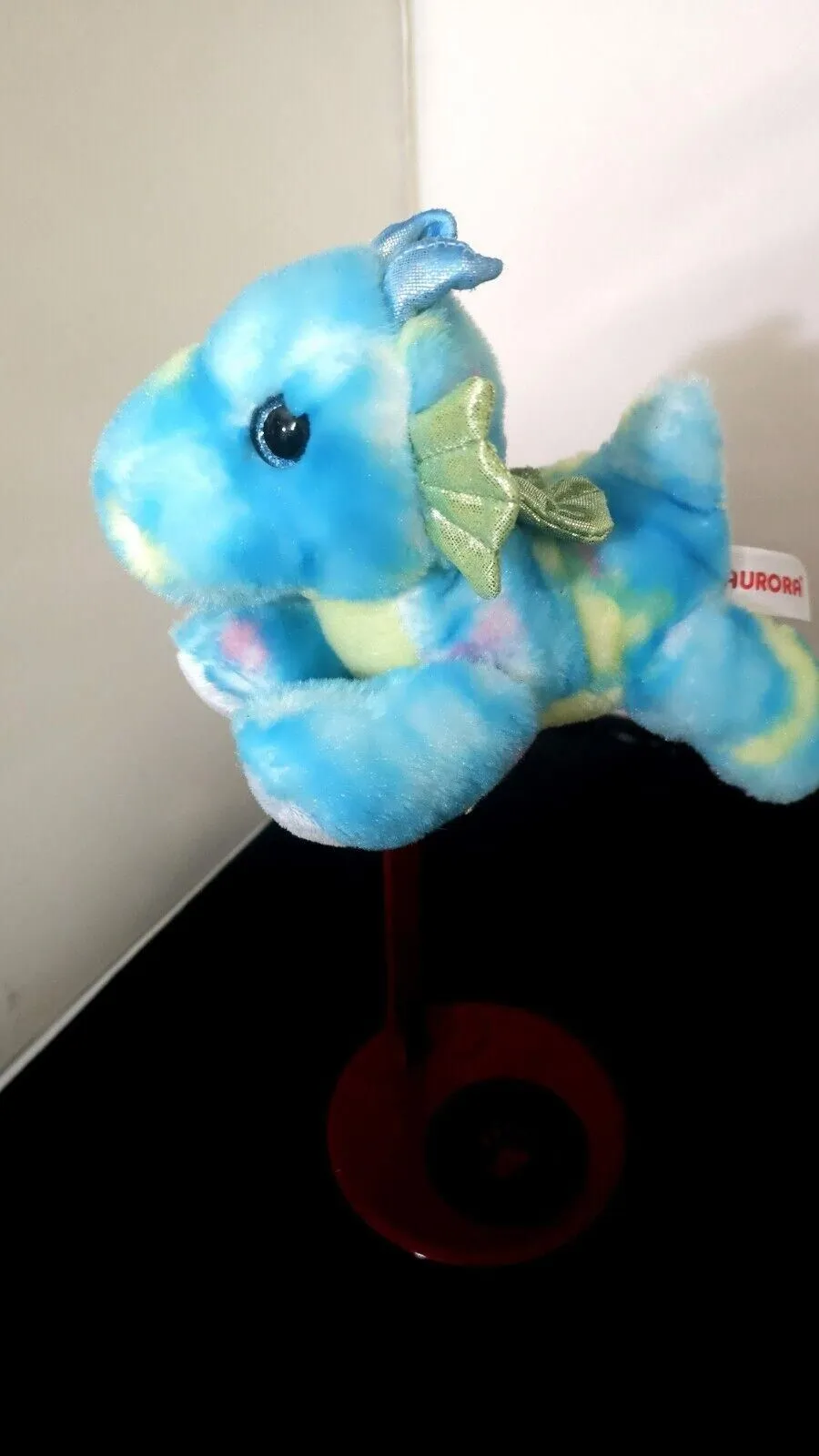 Product image for Aurora Colorful Dragon Mini Plush Stuffed Animal Toy June 2016 Turquoise 555