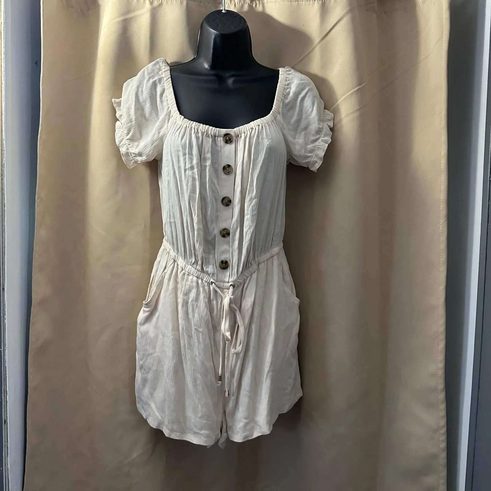 Product image for GUESS women's Aamira off shoulder romper NWT