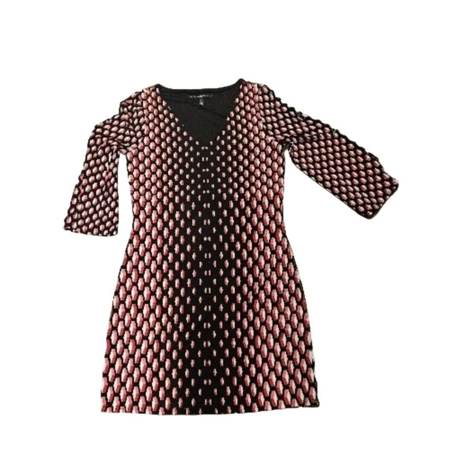 Product image for White House Black Market Geometric Print Shift Dress Size Medium