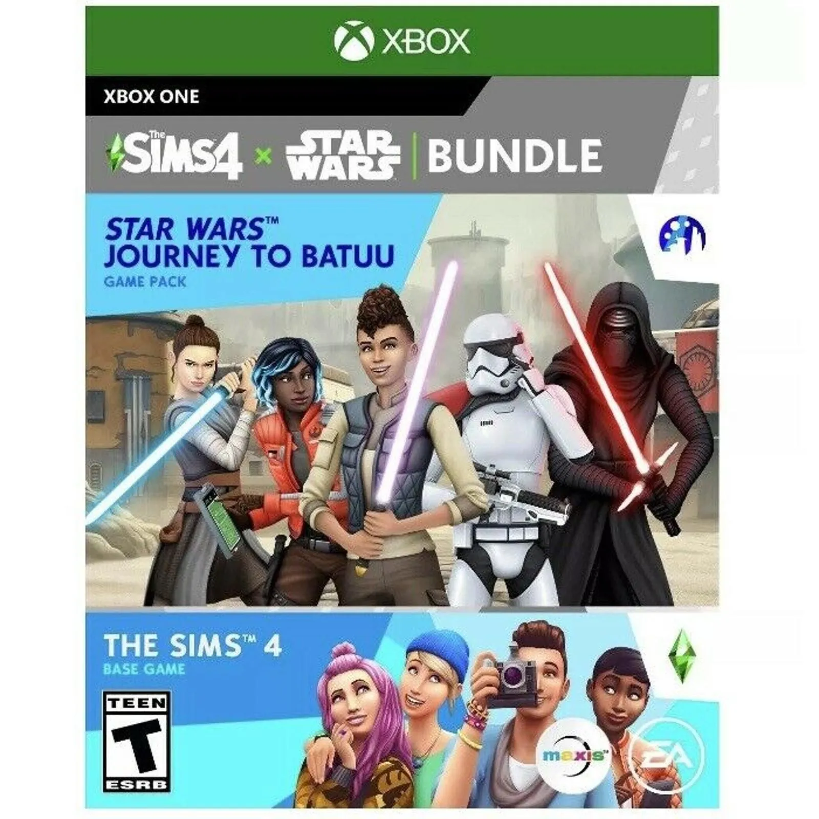 Product image for Xbox One The Sims 4 + Star Wars Journey to Batuu Bundle NEWSEALED XB1 Video Game
