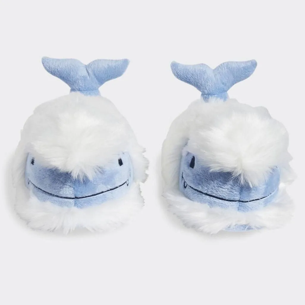 NWT Vineyard Vines Kids Yeti Whale Plush Slipper size XS · Whatnot