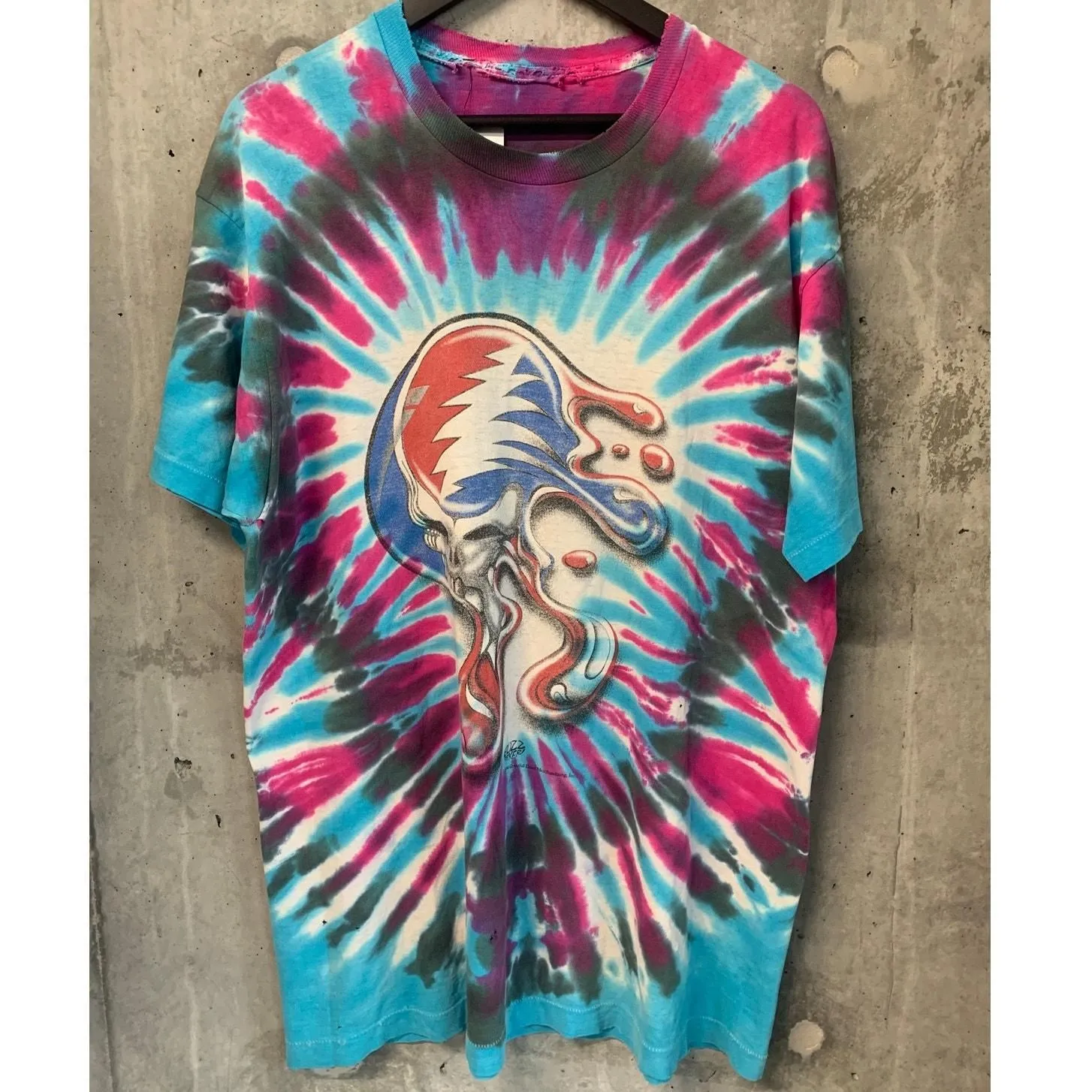 Product image for Grateful Dead Vintage 1994 T Shirt Size XL Tie Dye Buzz Parker Steal Your Face