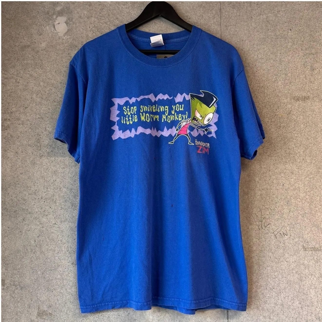Product image for Vintage Invader Zim Nickelodeon Character Graphic T-Shirt Size Large Y2K 2000s