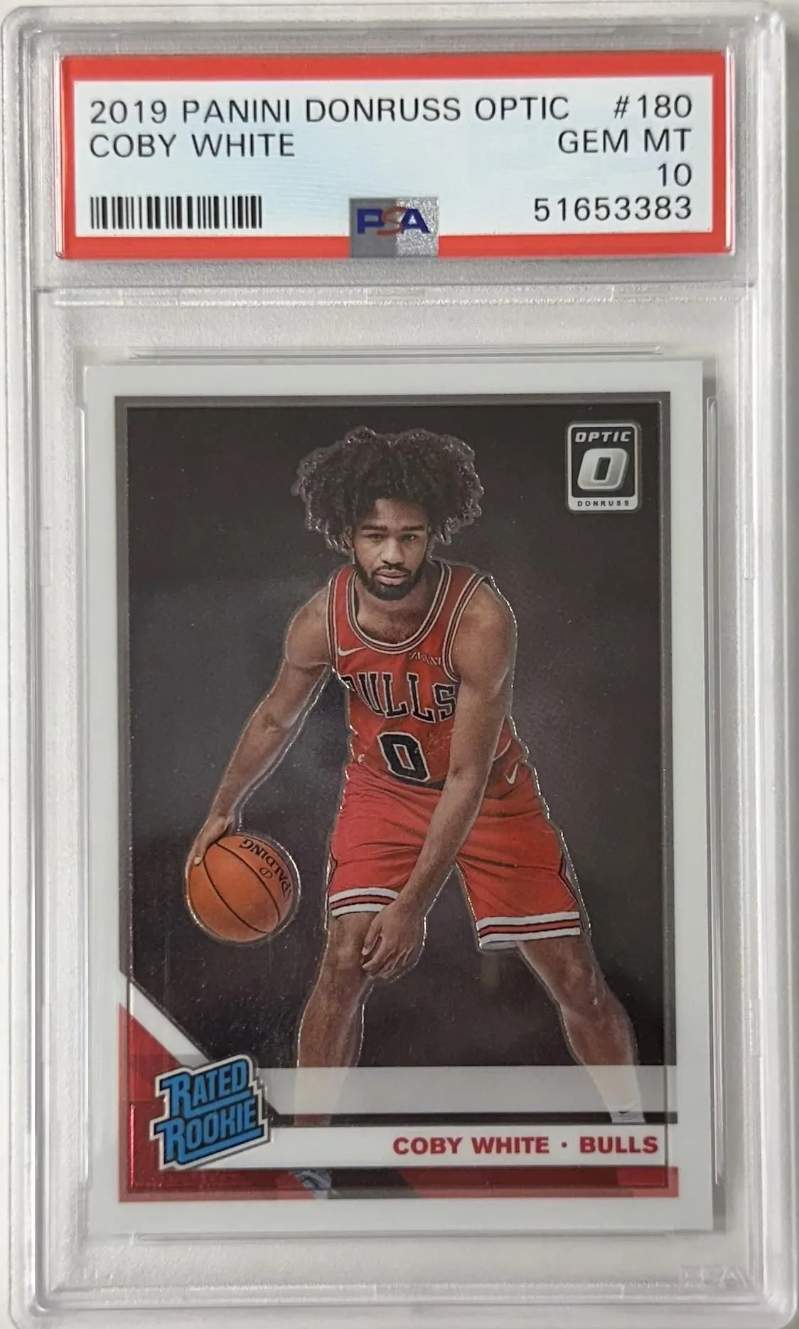 Product image for 2019 Panini Donruss Optic Coby White #180 PSA 10