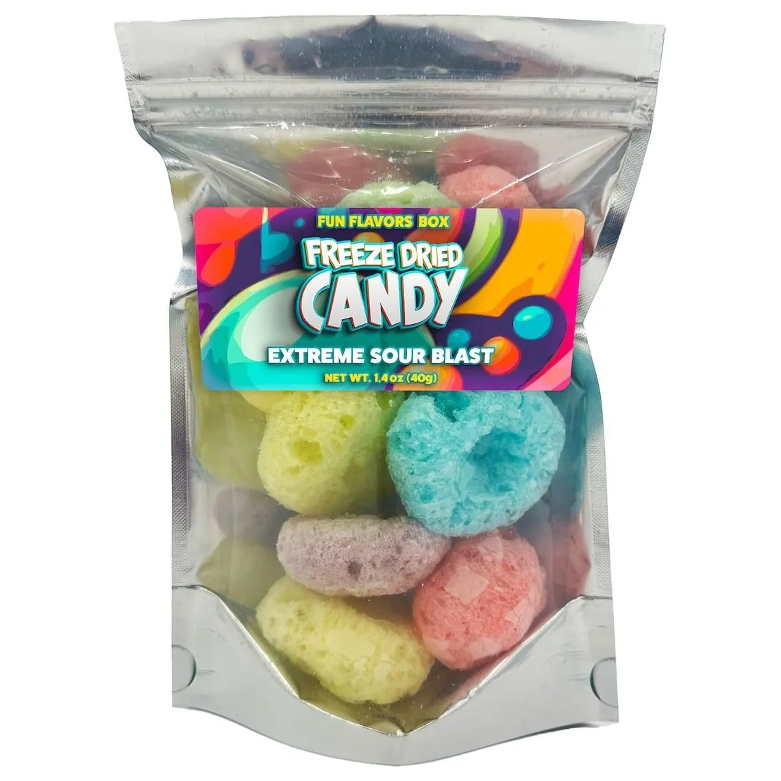 Product image for Freeze Dried Candy Extreme Sour Blast 1.4 oz