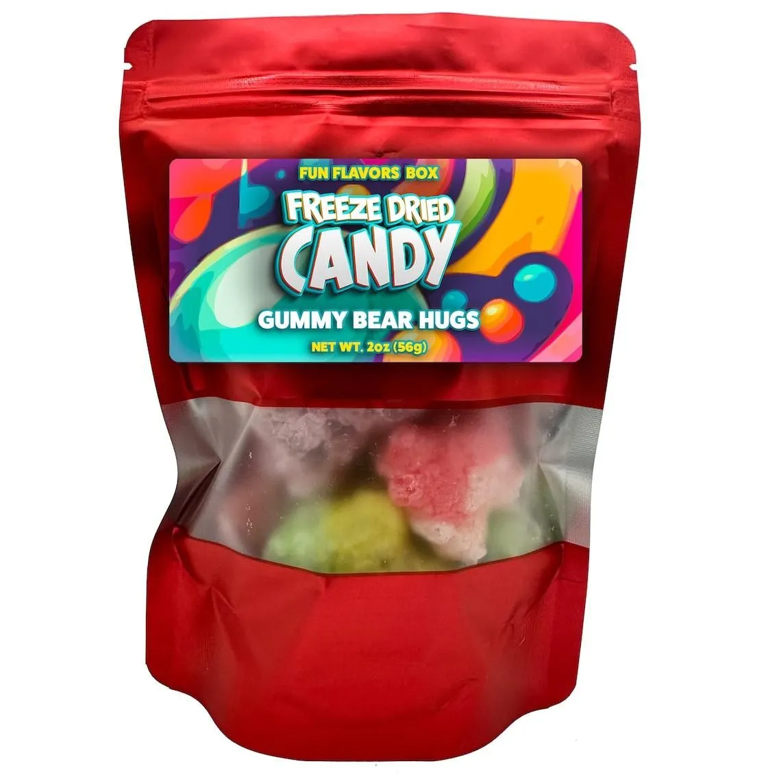 Product image for Freeze Dried Candy Gummy Bear Hugs 2 oz