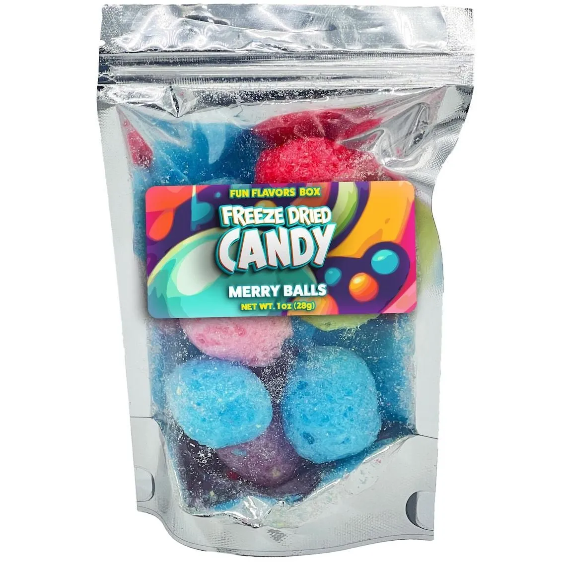 Product image for Freeze Dried Candy Merry Balls 1 oz