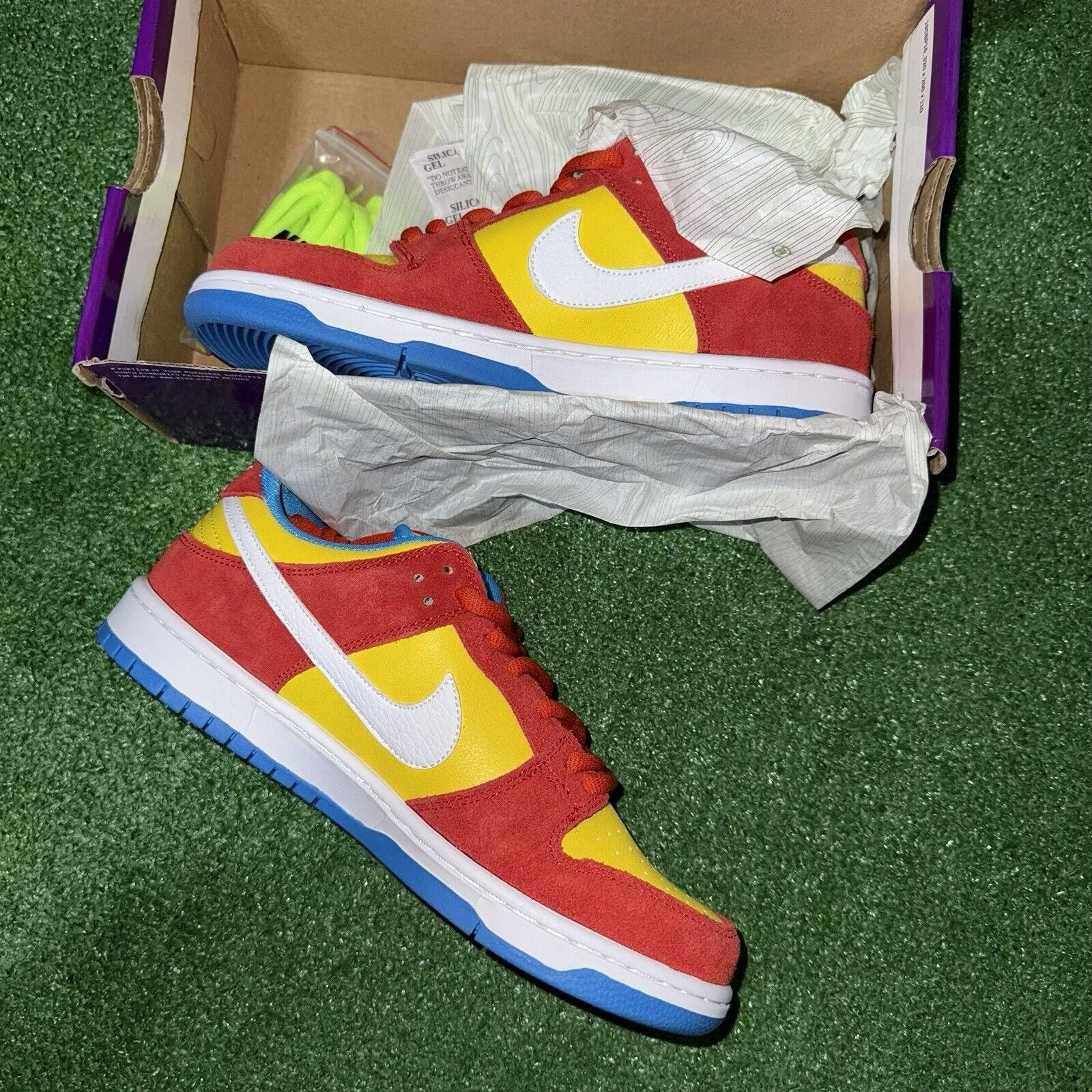 Product image for Nike Dunk Low Pro SB 'Bart Simpson' BQ6817-602 Men's Shoes size 8.5 (10 womens)