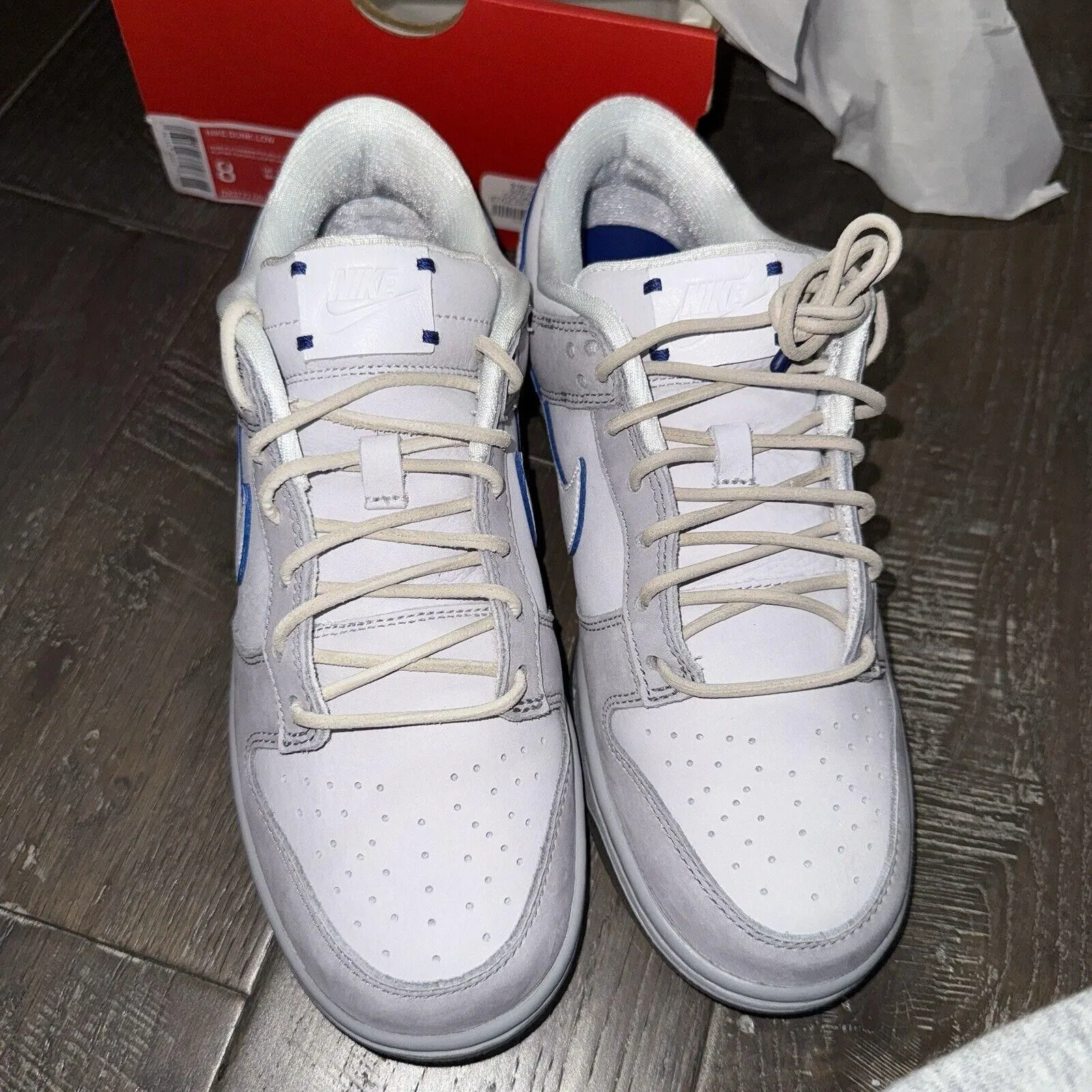 Product image for Nike Dunk Low Wolf Grey Pure Platinum Size 8 Men Size 9.5 Women