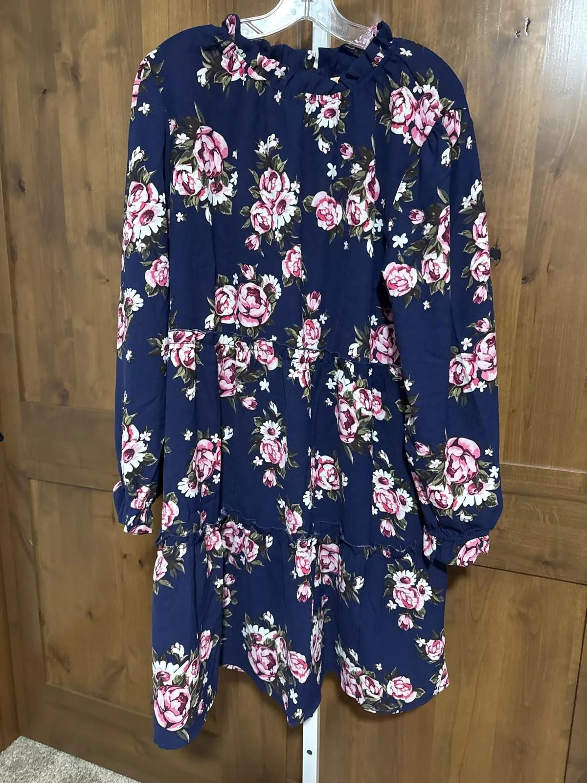 Product image for Lularoe Annabelle blue floral XL D14