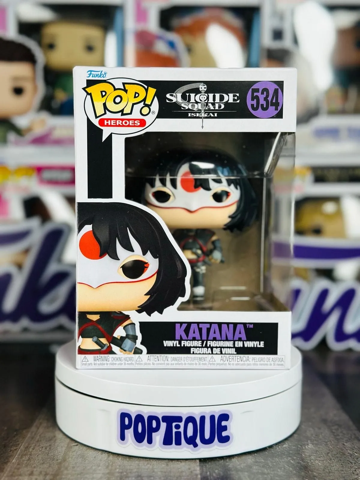 Product image for  Suicide Squad Isekai Katana Funko Pop! 534