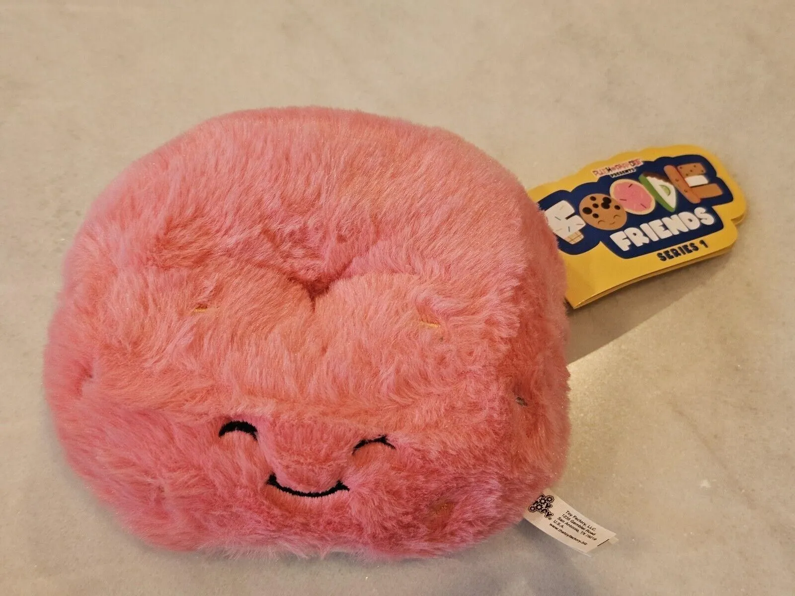 Product image for Foodie Friends Pink Plush Series 1 Stuffed Treat Sprinkles Pastry 7” Plush New