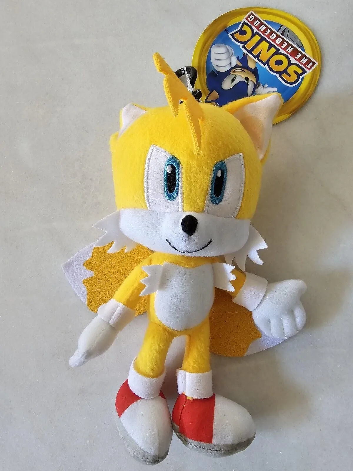 Product image for Sonic The Hedgehog Tails Figure Plush Doll Keychain Backpack Clip Coin Bag Toy
