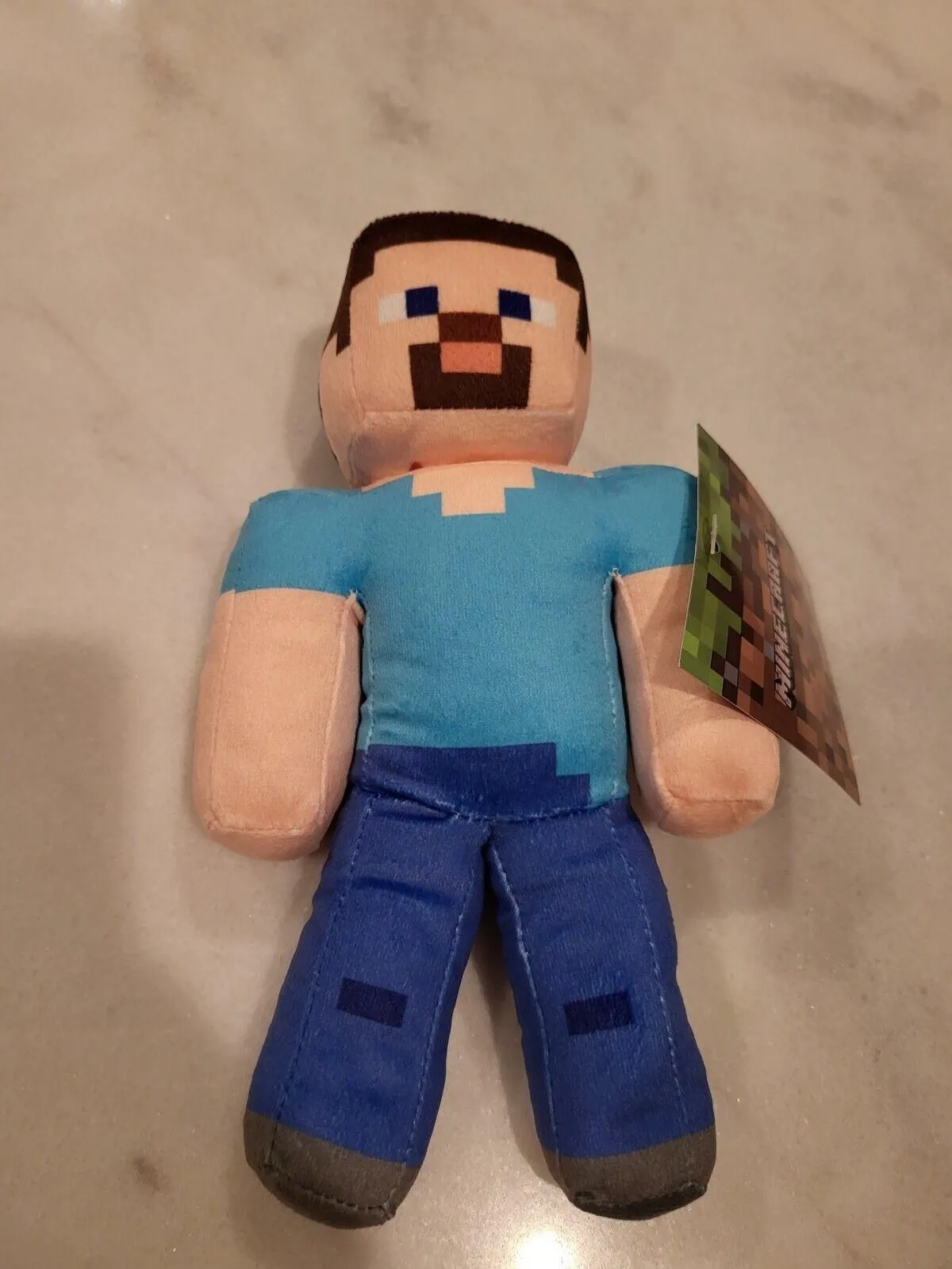 Product image for Minecraft Steve Plush Toy Factory 9" Stuffed Doll Figure Mojang Video Game NEW