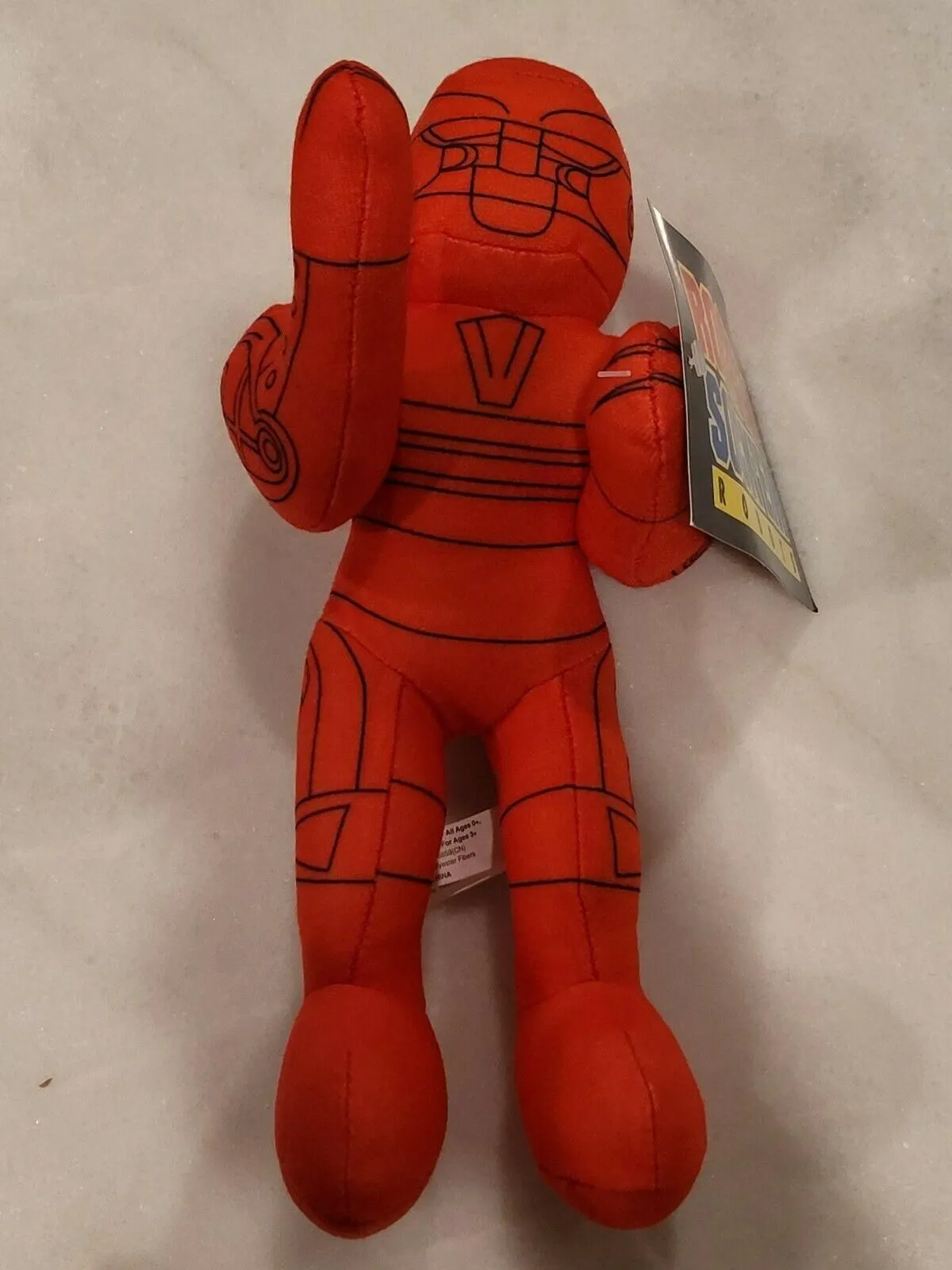 Product image for Rare NWT ROCK'EM SOCK'EM ROBOT Red Robot Plush Toy factory 9" Free Shipping