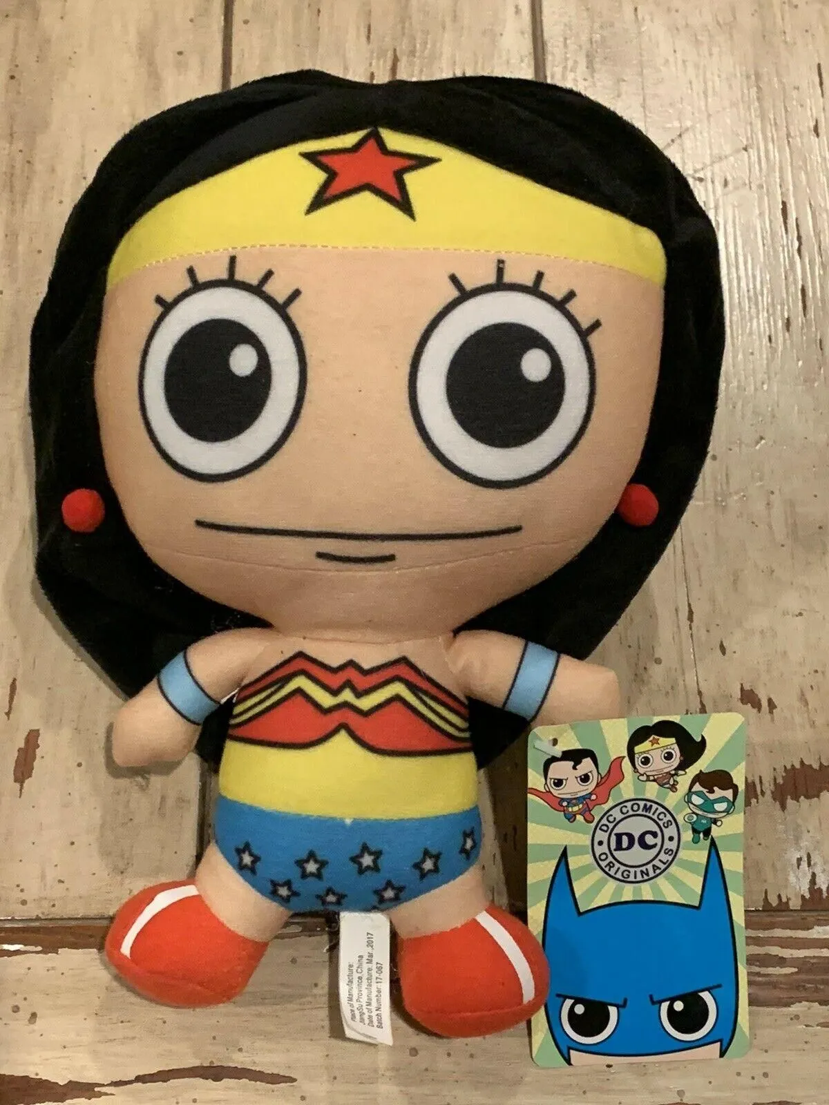Product image for 11" DC Comics Wonder Woman Caricature Stuffed Plush by Toy Factory