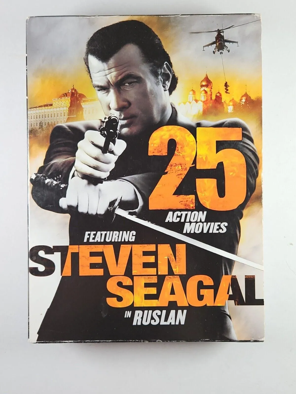 Product image for 25 Action Movies On DVD 10 Chuck Norris 15 Steven Seagal 37+ Hours Traci Lords