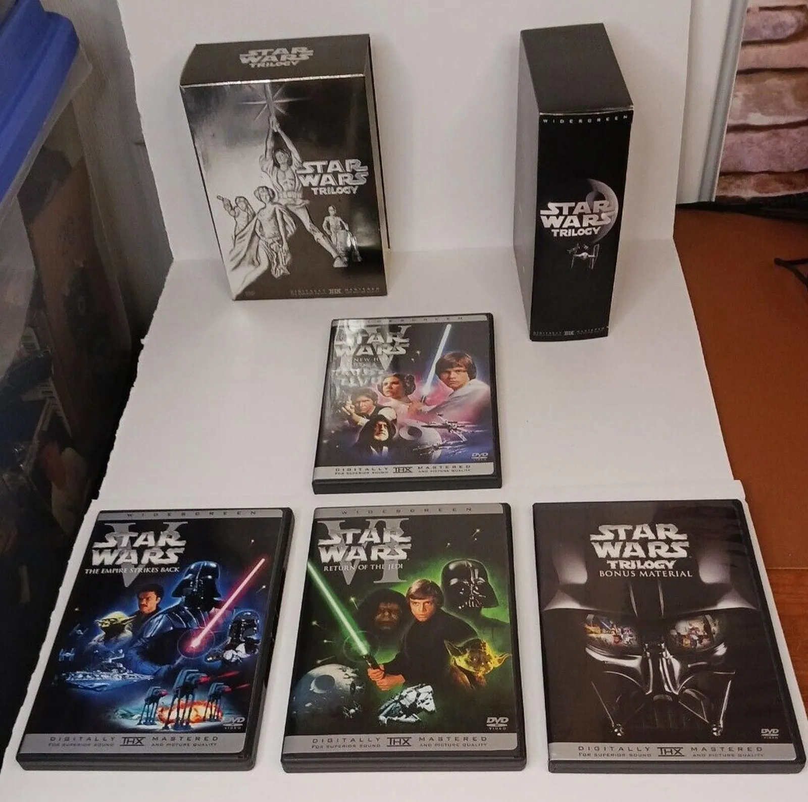 Product image for Star Wars Trilogy DVD Set A New Hope Empire Strikes Back Return Of The Jedi
