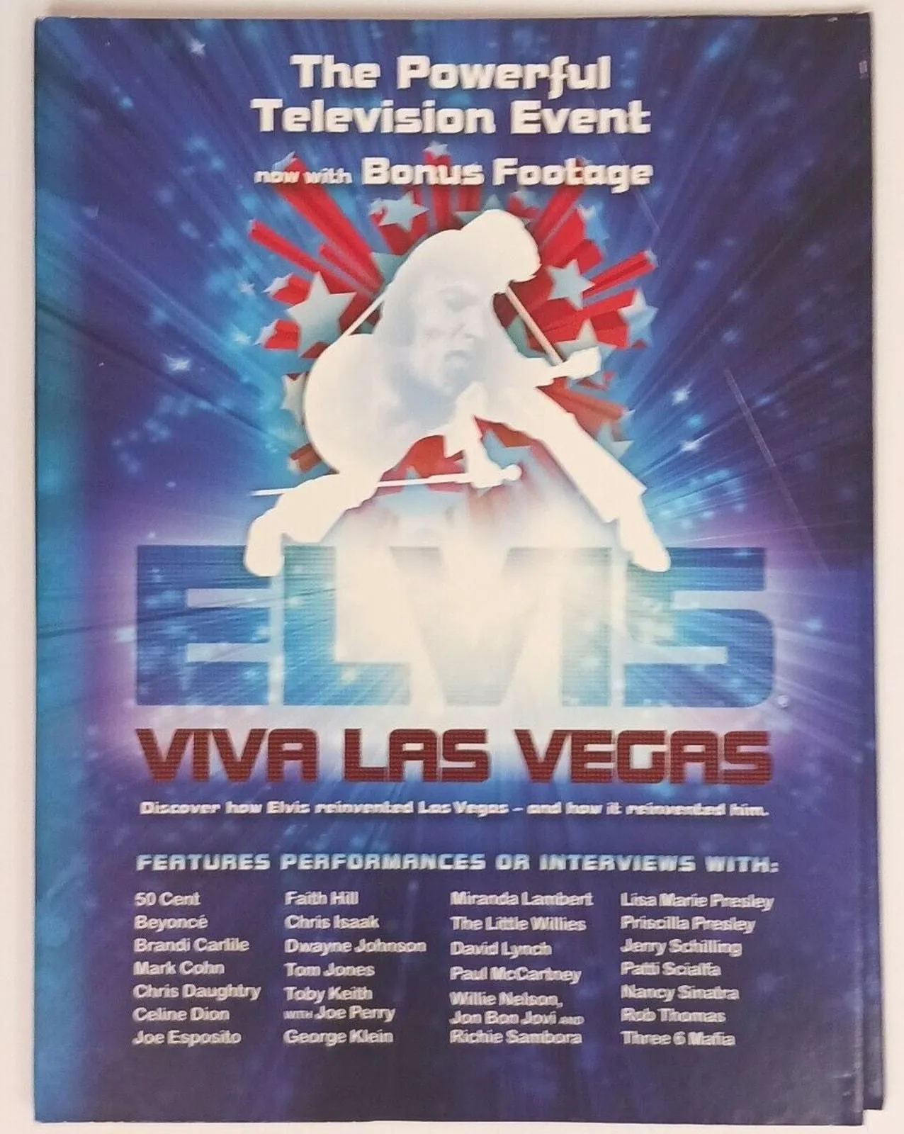 Product image for Elvis Presley DVD Viva Las Vegas Documentary With Interviews Bonus Footage