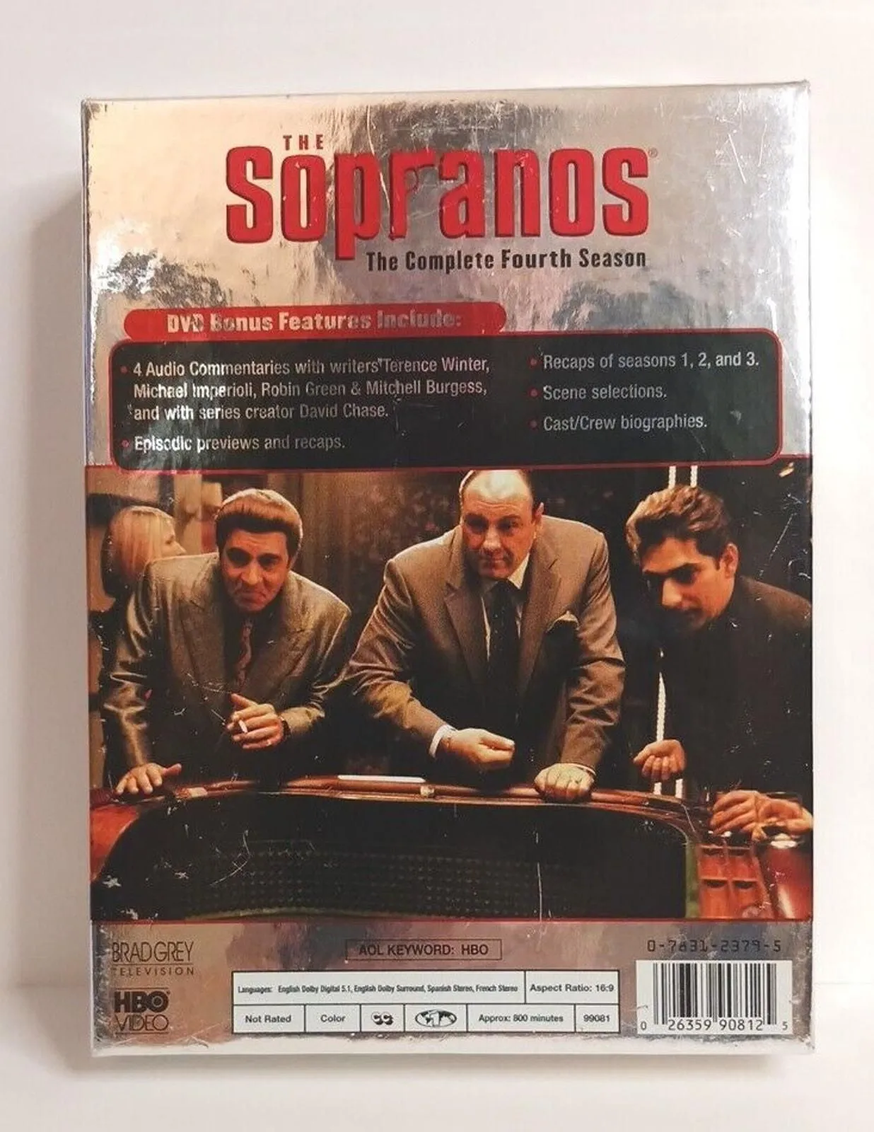 Product image for The Sopranos Season Four DVD Set 4 DVDs HBO Collectable