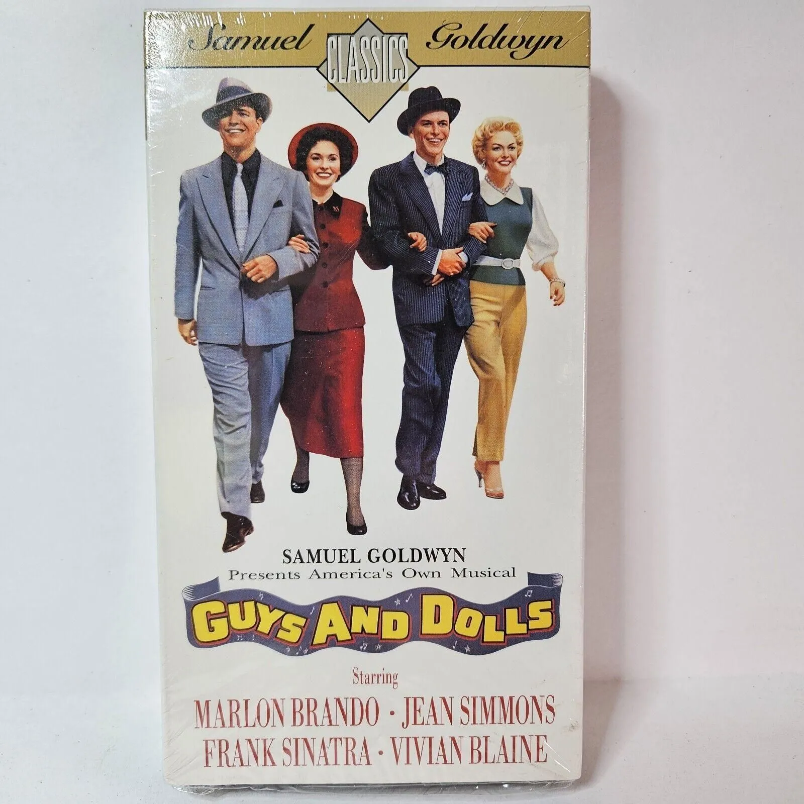 Product image for Guys & Dolls Samuel Goldwyn Factory Sealed Marlon Brando Frank Sinatra VHS