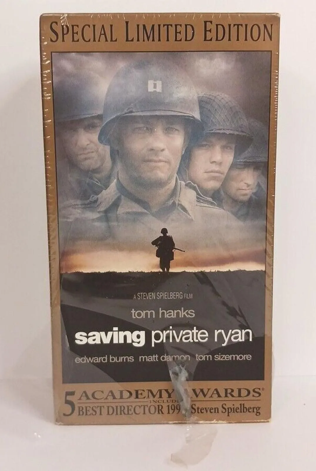 Product image for Saving Private Ryan VHS VCR Tom Hanks Vintage WWII Factory Sealed