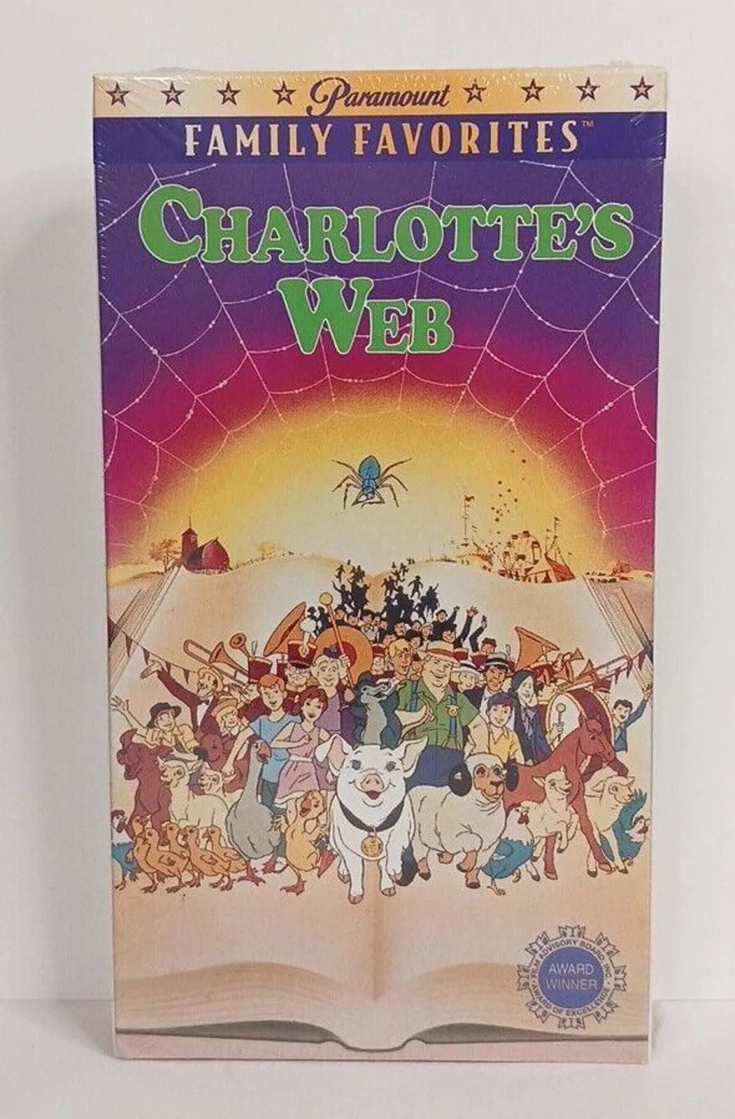 Product image for Charlotte's Web VHS VCR Animated Vintage Paramount Pictures Factory Sealed