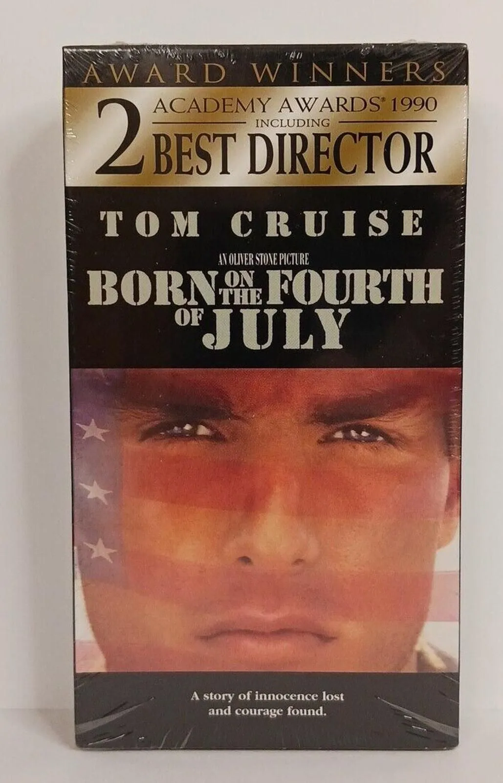 Product image for Born On The Fourth Of July VHS VCR Vintage Tom Cruise Factory Sealed