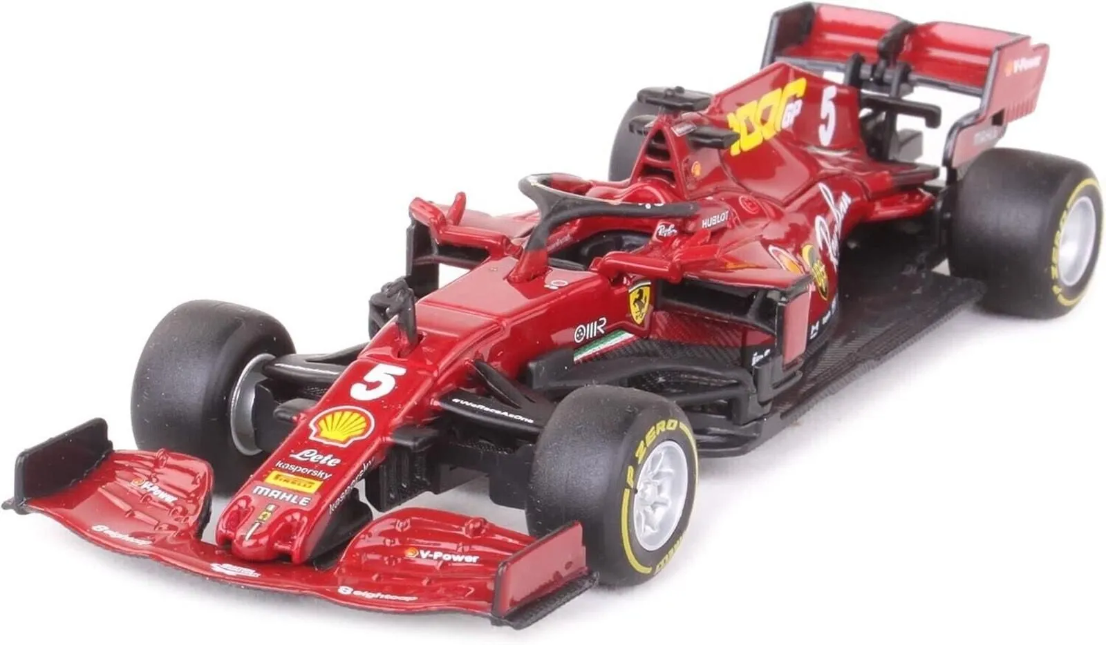 Product image for Ferrari Racing 2020 F1 Tuscan SF 1000 Bburago #5 1:43 Scale Vettel NEW IN BOX