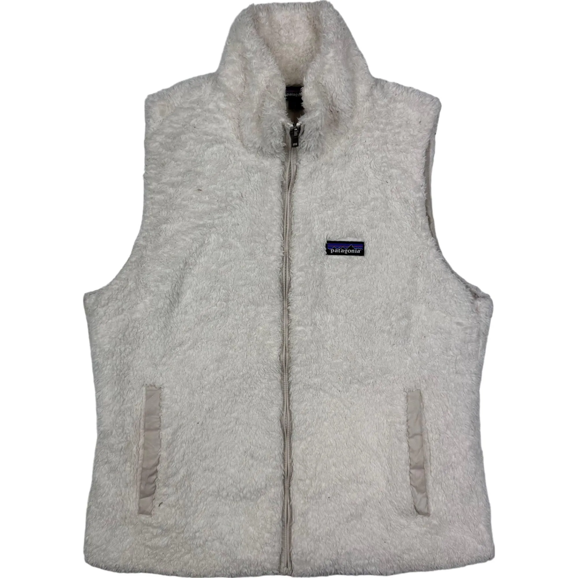 Product image for Patagonia Los Gatos Sherpa Fleece Vest Jacket White - Women's Medium
