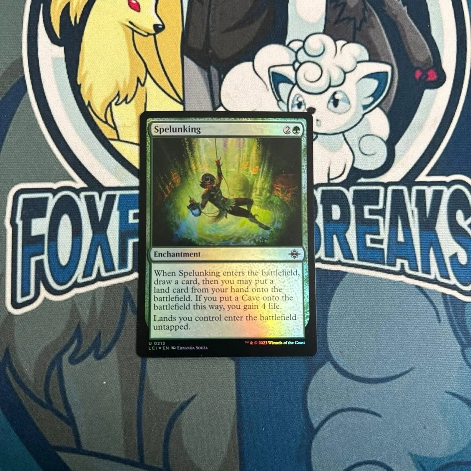 Product image for Spelunking FOIL MTG Lost Caverns of Ixalan